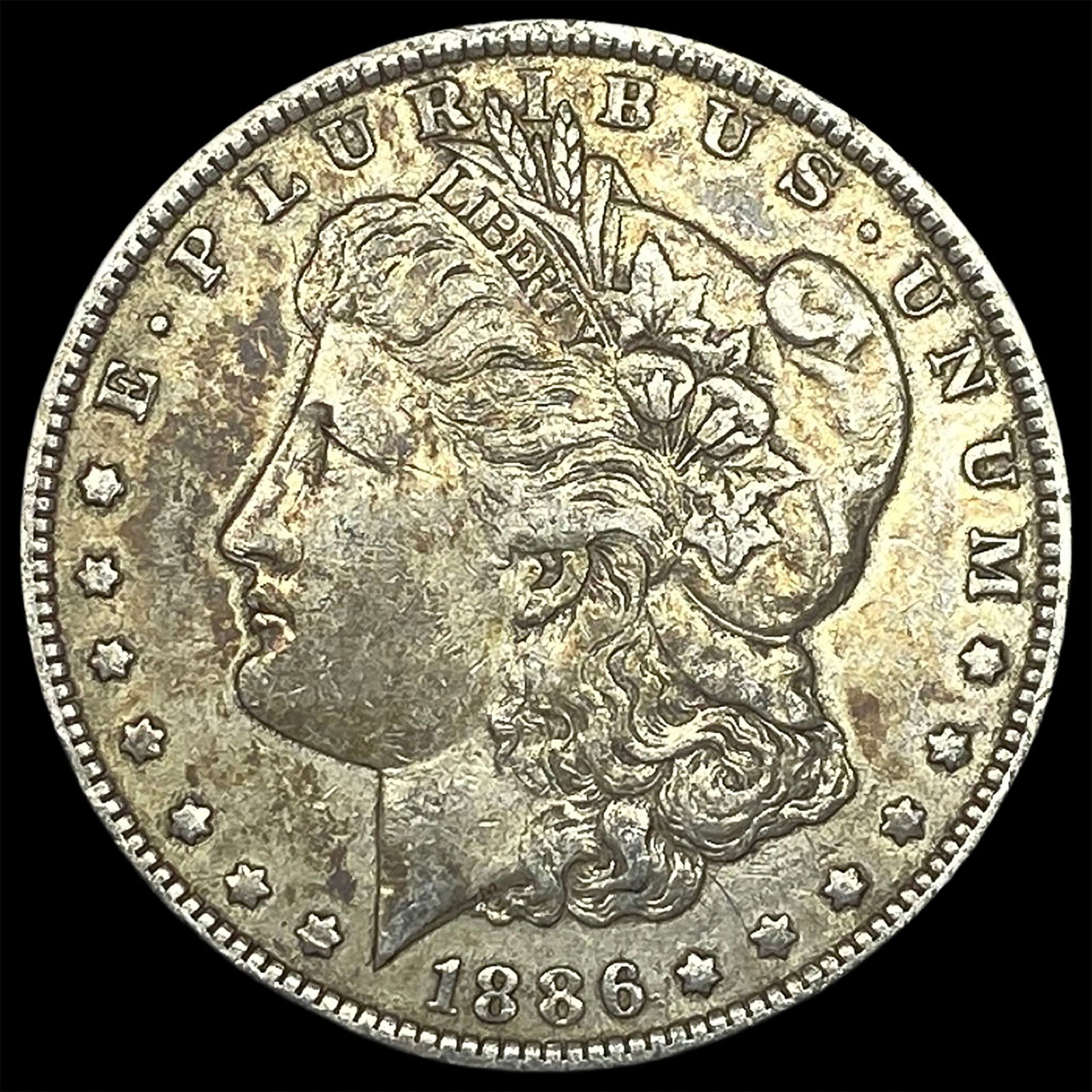 1886 Silver Morgan Dollar NEARLY UNCIRCULATED: 1886 Silver Morgan Dollar NEARLY UNCIRCULATED