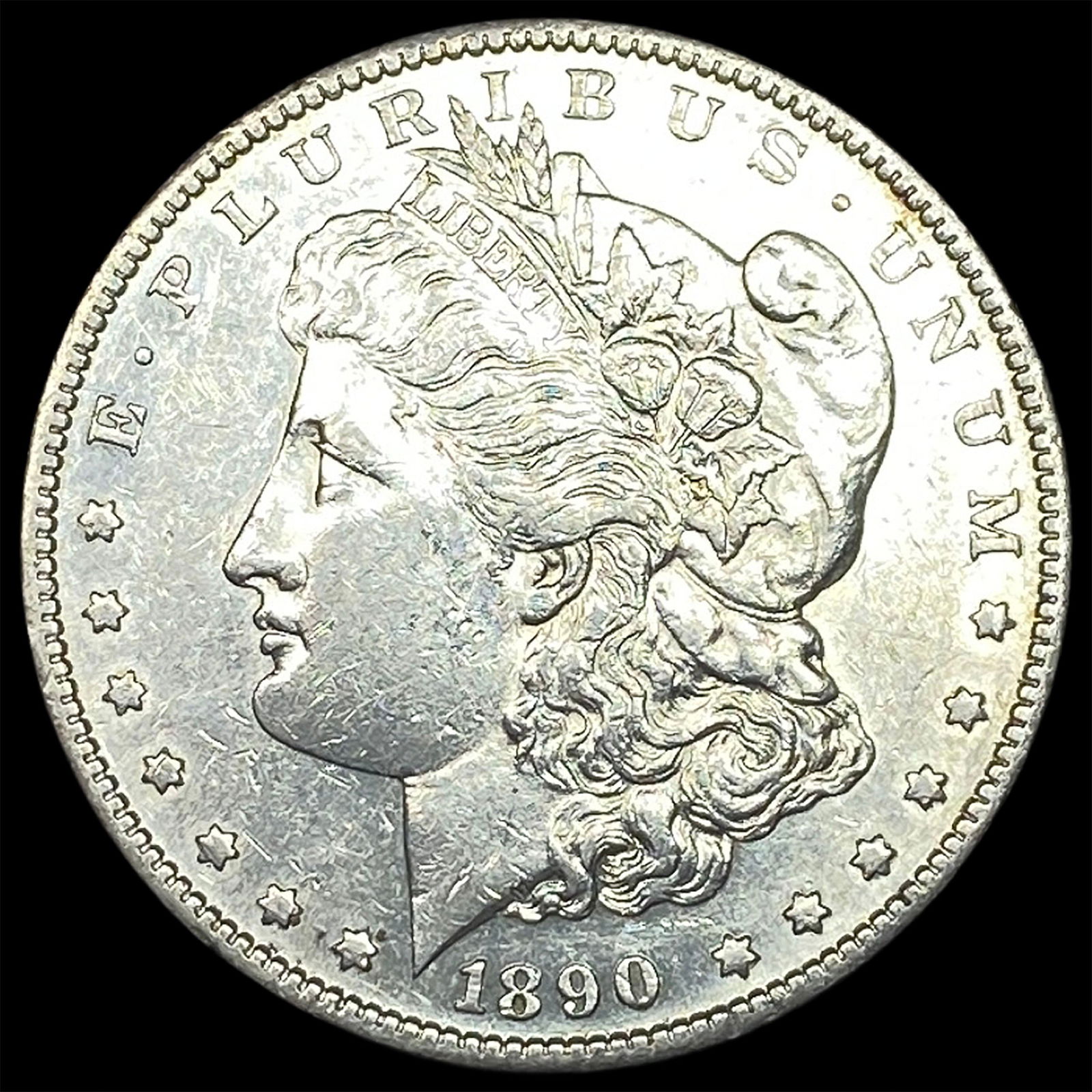 1890-S Silver Morgan Dollar CLOSELY UNCIRCULATED: 1890-S Silver Morgan Dollar CLOSELY UNCIRCULATED