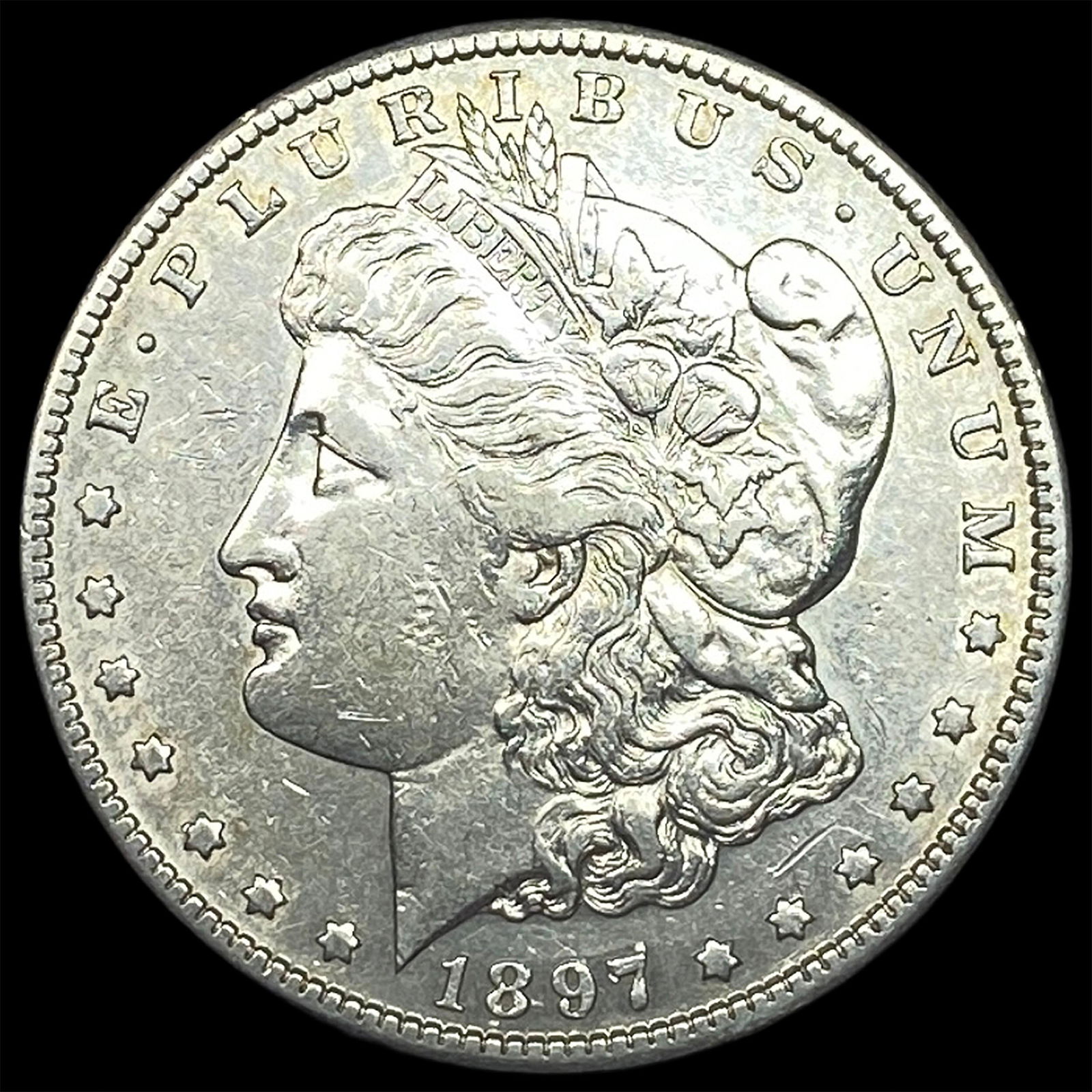 1897-S Silver Morgan Dollar CLOSELY UNCIRCULATED (1 of 2)