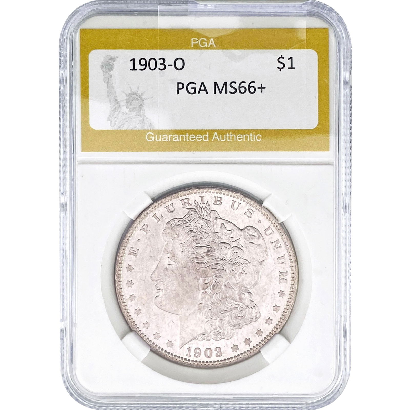 1903-O Morgan Silver Dollar PGA MS66+: 1903-O Morgan Silver Dollar PGA MS66+