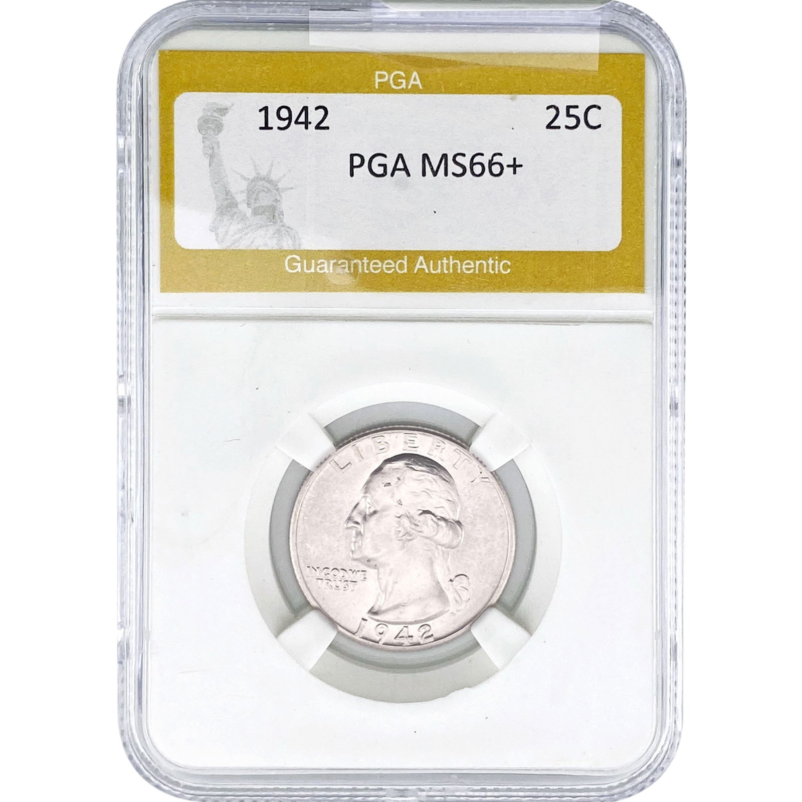1942 Washington Silver Quarter PGA MS66+ (1 of 2)