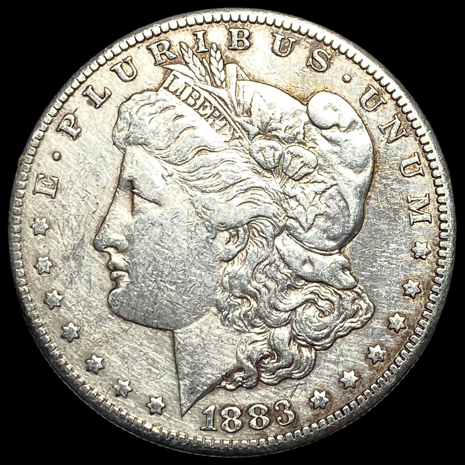 1883-S Silver Morgan Dollar NEARLY UNCIRCULATED: 1883-S Silver Morgan Dollar NEARLY UNCIRCULATED