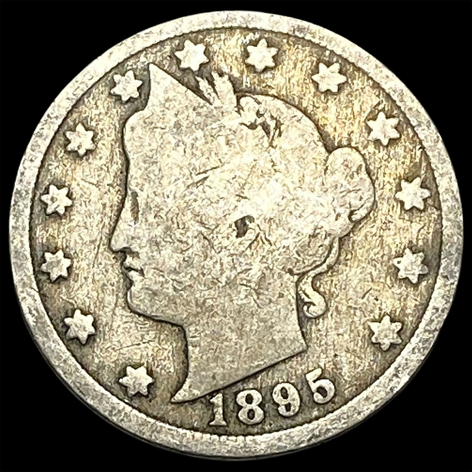 1895 Liberty Head Nickel NICELY CIRCULATED: 1895 Liberty Head Nickel NICELY CIRCULATED