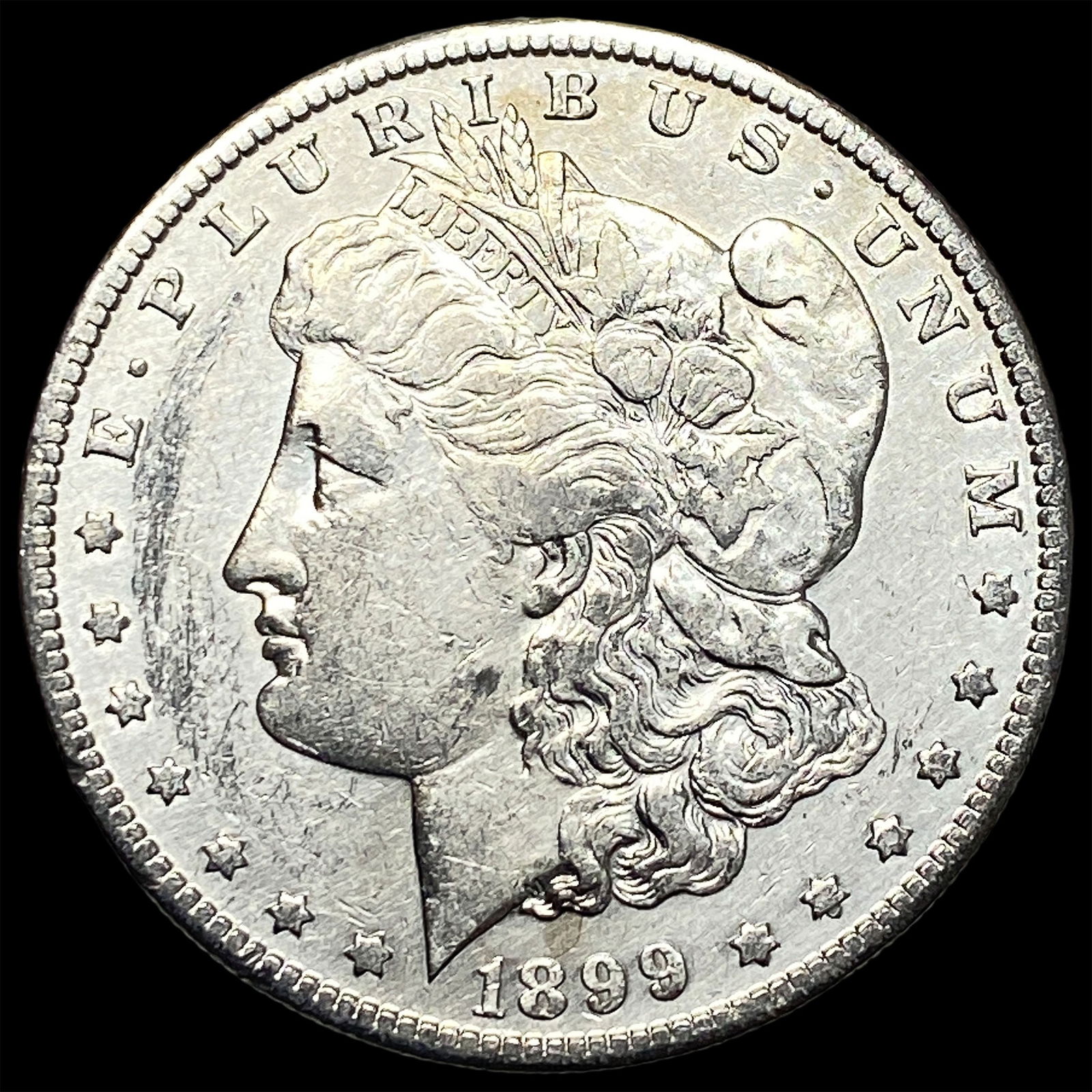 1899-S Silver Morgan Dollar NEARLY UNCIRCULATED (1 of 2)