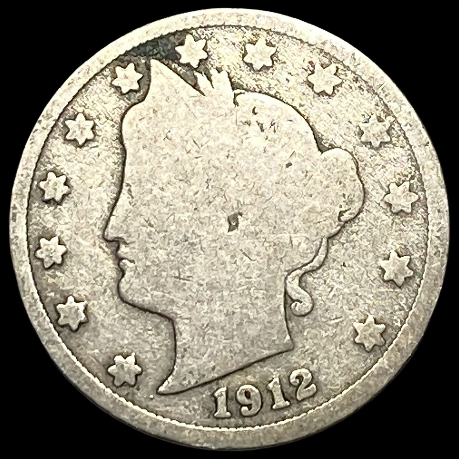 1912 Liberty Head Nickel NICELY CIRCULATED (1 of 2)