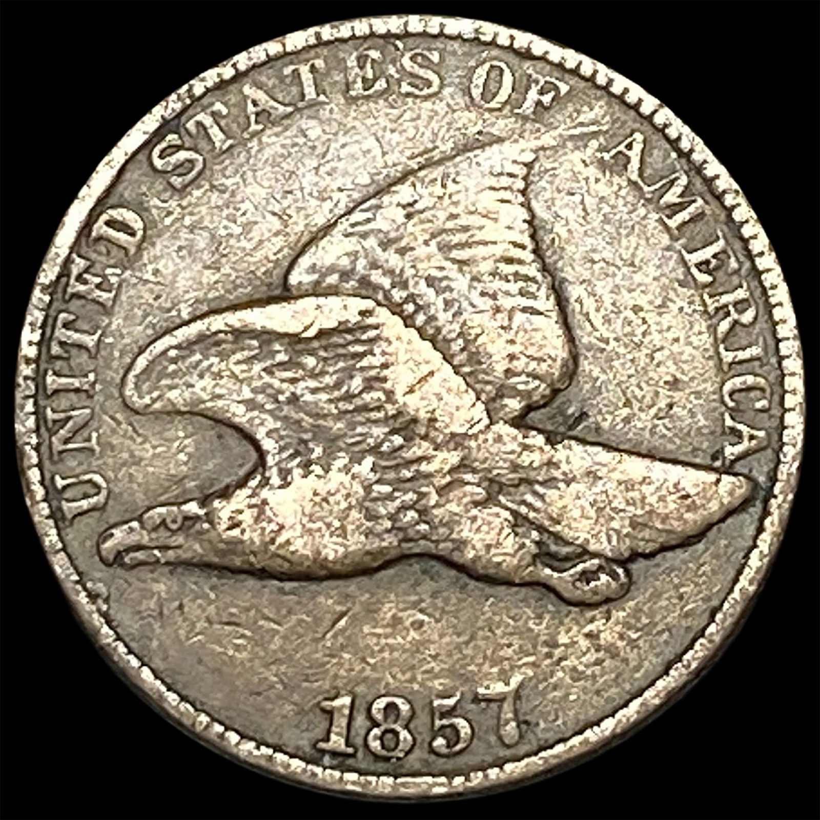 1857 Copper-Nickel Flying Eagle Cent HIGH GRADE (1 of 2)