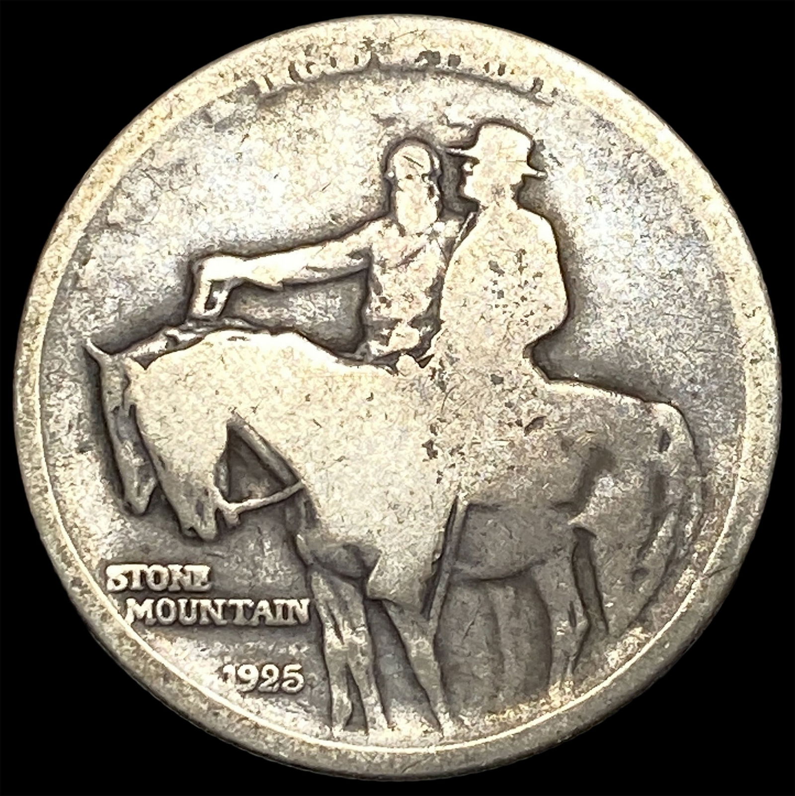 1925 Silver Stone Mountain Half Dollar HIGH GRADE (1 of 2)