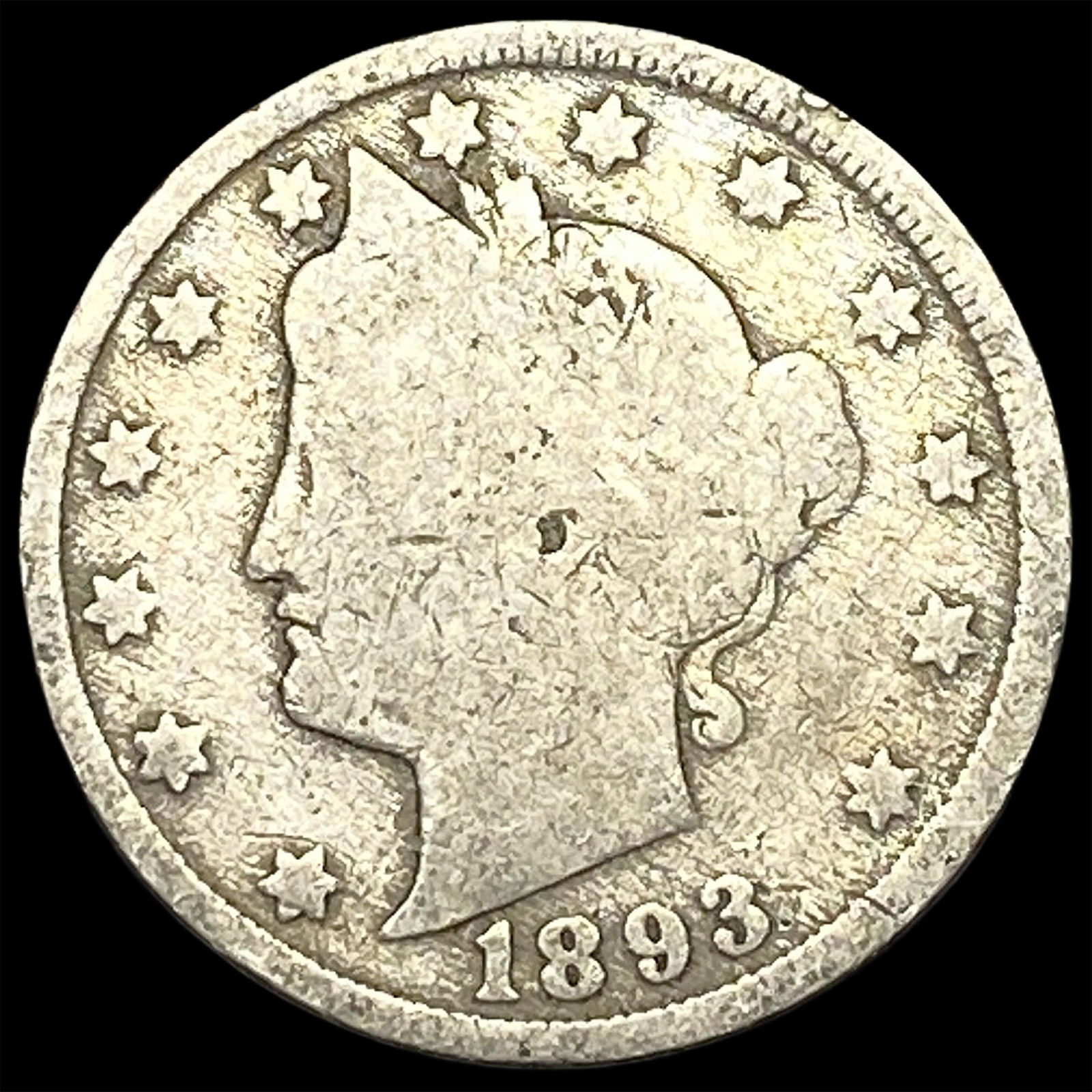 1893-S Liberty Head Nickel NICELY CIRCULATED (1 of 2)
