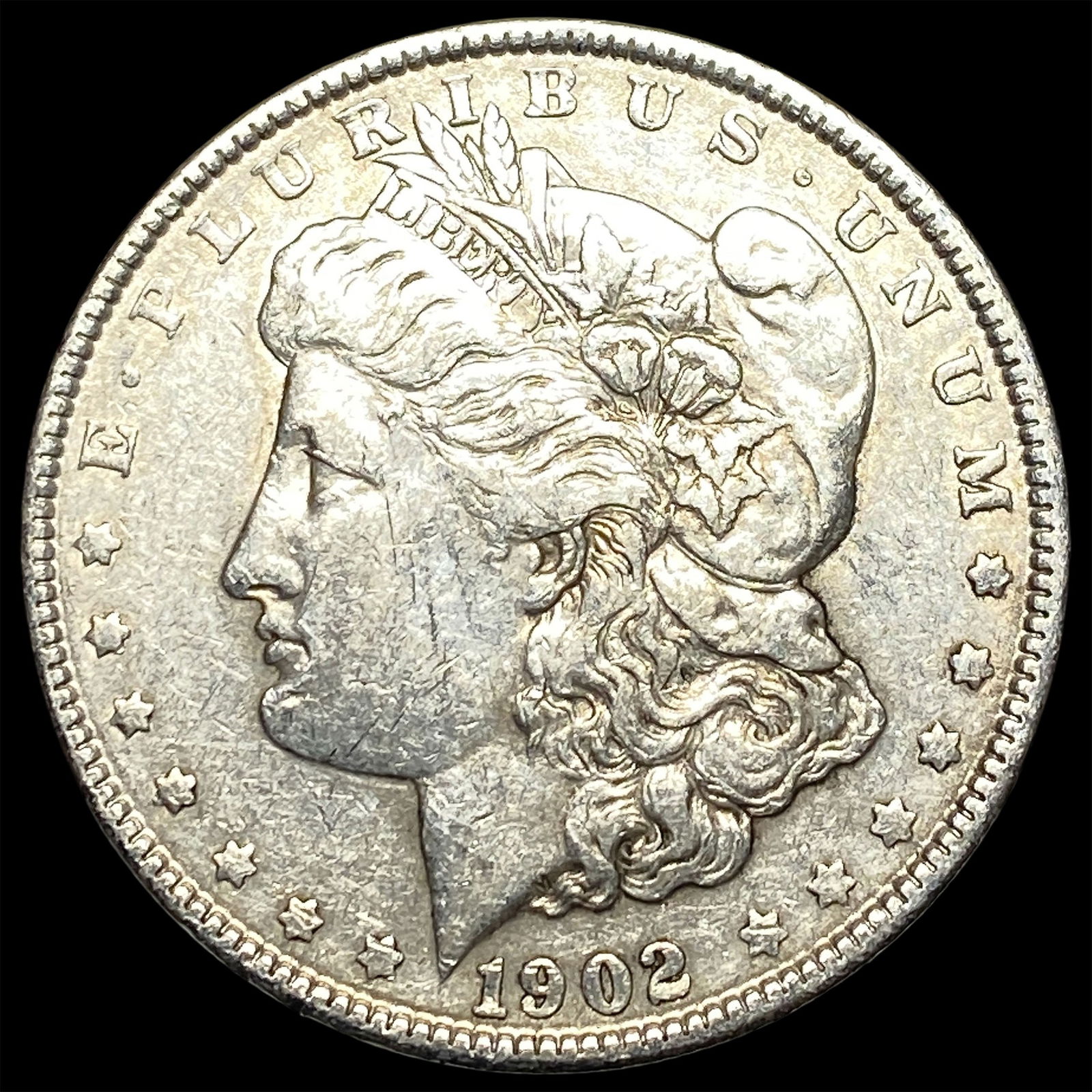 1902-S Silver Morgan Dollar NEARLY UNCIRCULATED: 1902-S Silver Morgan Dollar NEARLY UNCIRCULATED