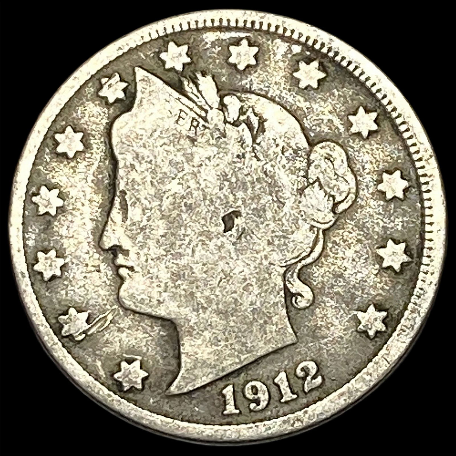 1912 Liberty Head Nickel NICELY CIRCULATED (1 of 2)