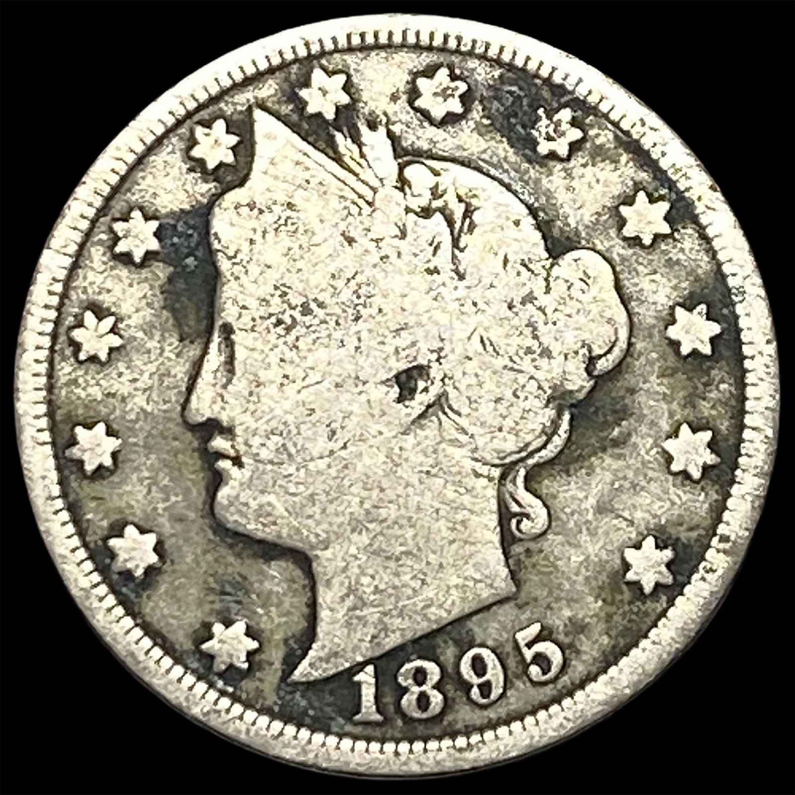 1895 Liberty Head Nickel NICELY CIRCULATED (1 of 2)
