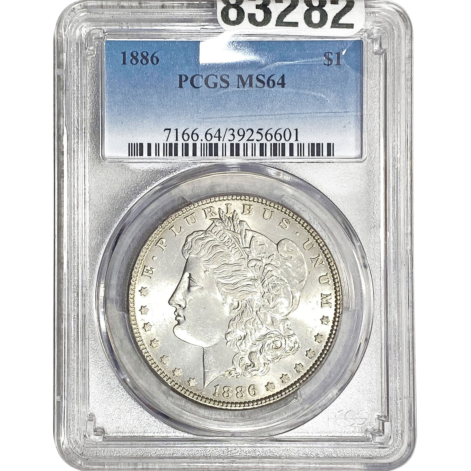 1886 Morgan Silver Dollar PCGS MS64: 1886 Morgan Silver Dollar PCGS MS64