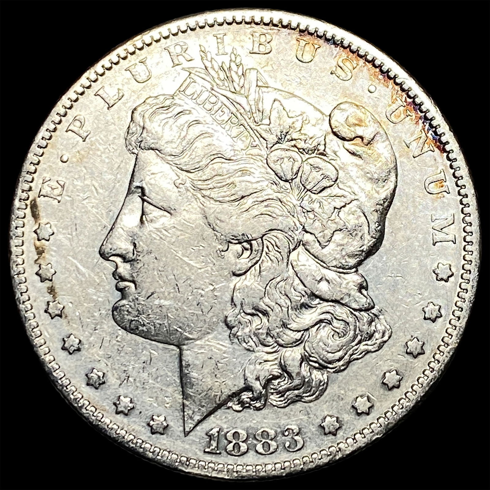 1883-S Silver Morgan Dollar NEARLY UNCIRCULATED: 1883-S Silver Morgan Dollar NEARLY UNCIRCULATED