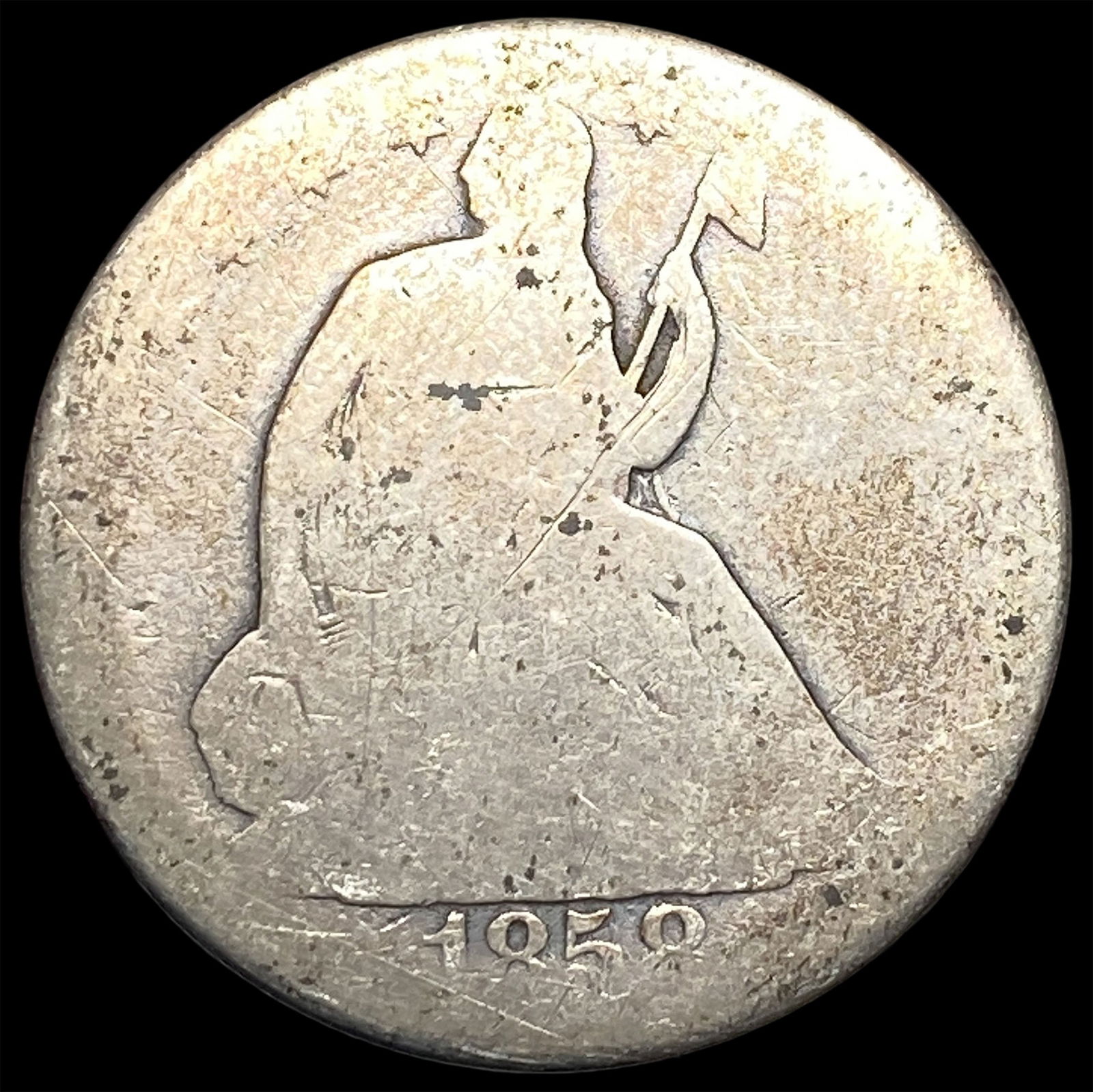1850-O Silver Half Dollar (Seated Liberty) HIGH GRADE: 1850-O Silver Half Dollar (Seated Liberty) HIGH GRADE