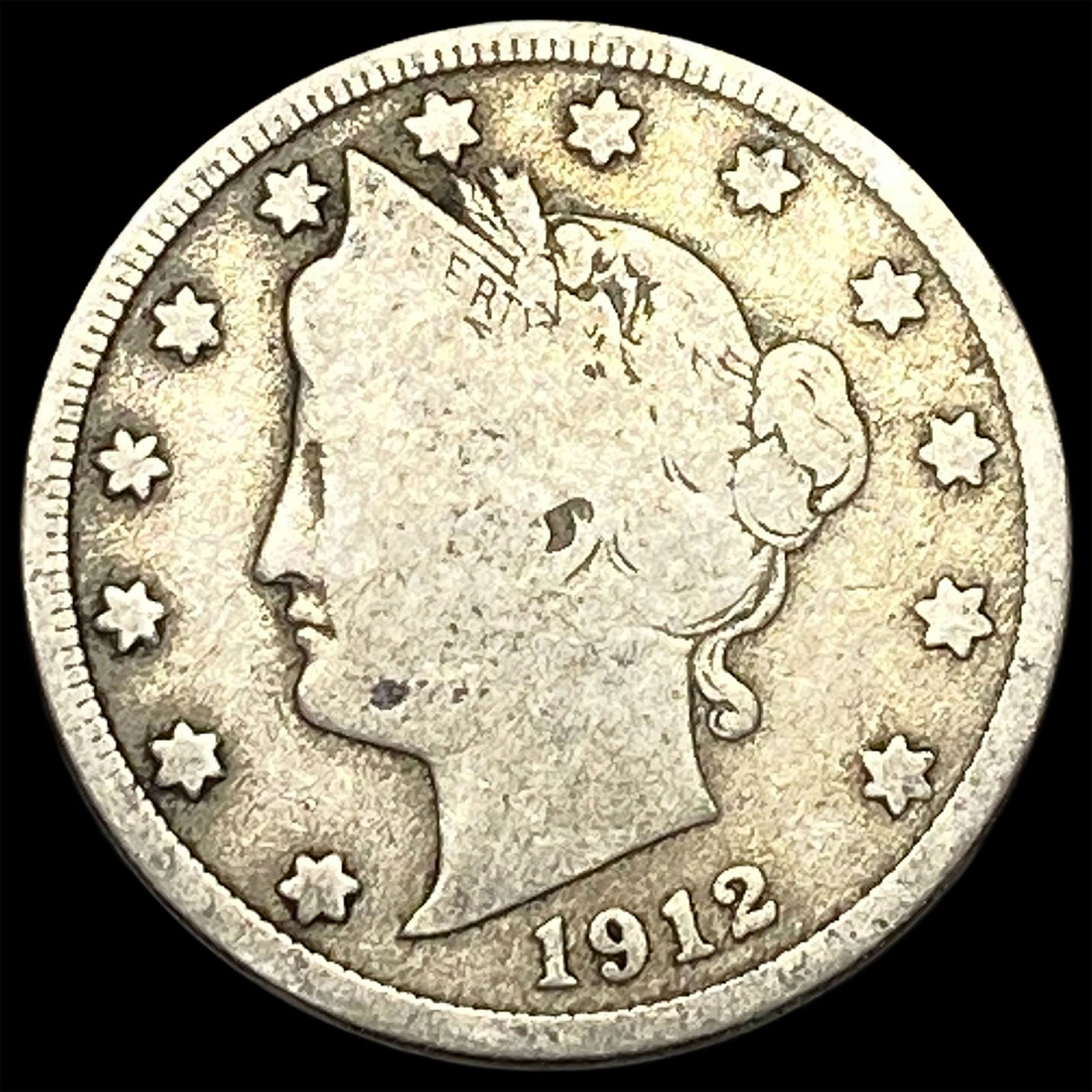 1912 Liberty Head Nickel NICELY CIRCULATED (1 of 2)