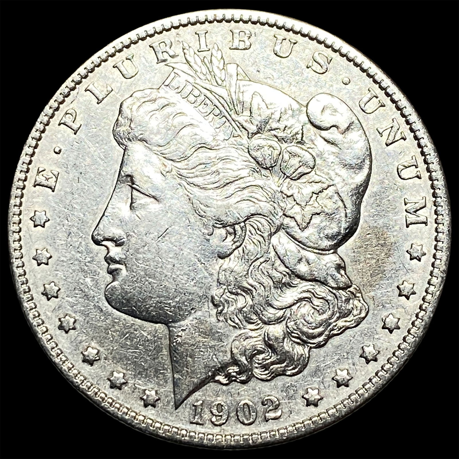 1902-S Silver Morgan Dollar NEARLY UNCIRCULATED: 1902-S Silver Morgan Dollar NEARLY UNCIRCULATED