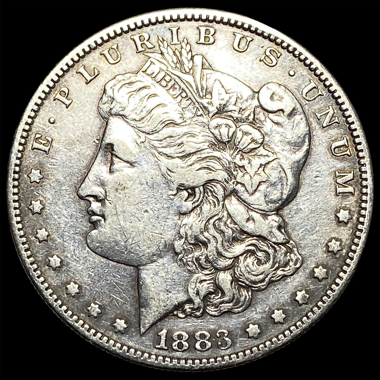 1883-S Silver Morgan Dollar NEARLY UNCIRCULATED: 1883-S Silver Morgan Dollar NEARLY UNCIRCULATED