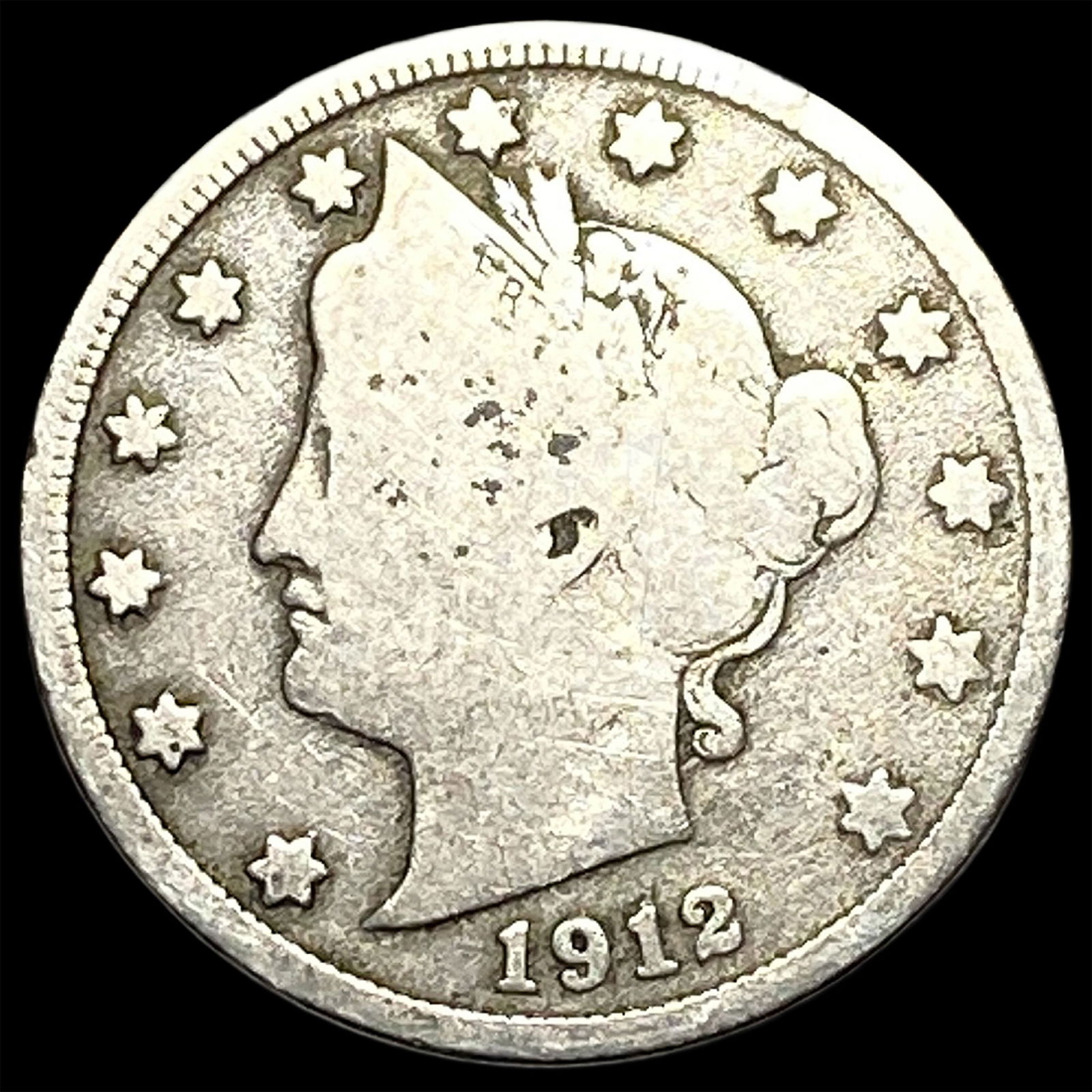 1912-D Liberty Head Nickel NICELY CIRCULATED (1 of 2)
