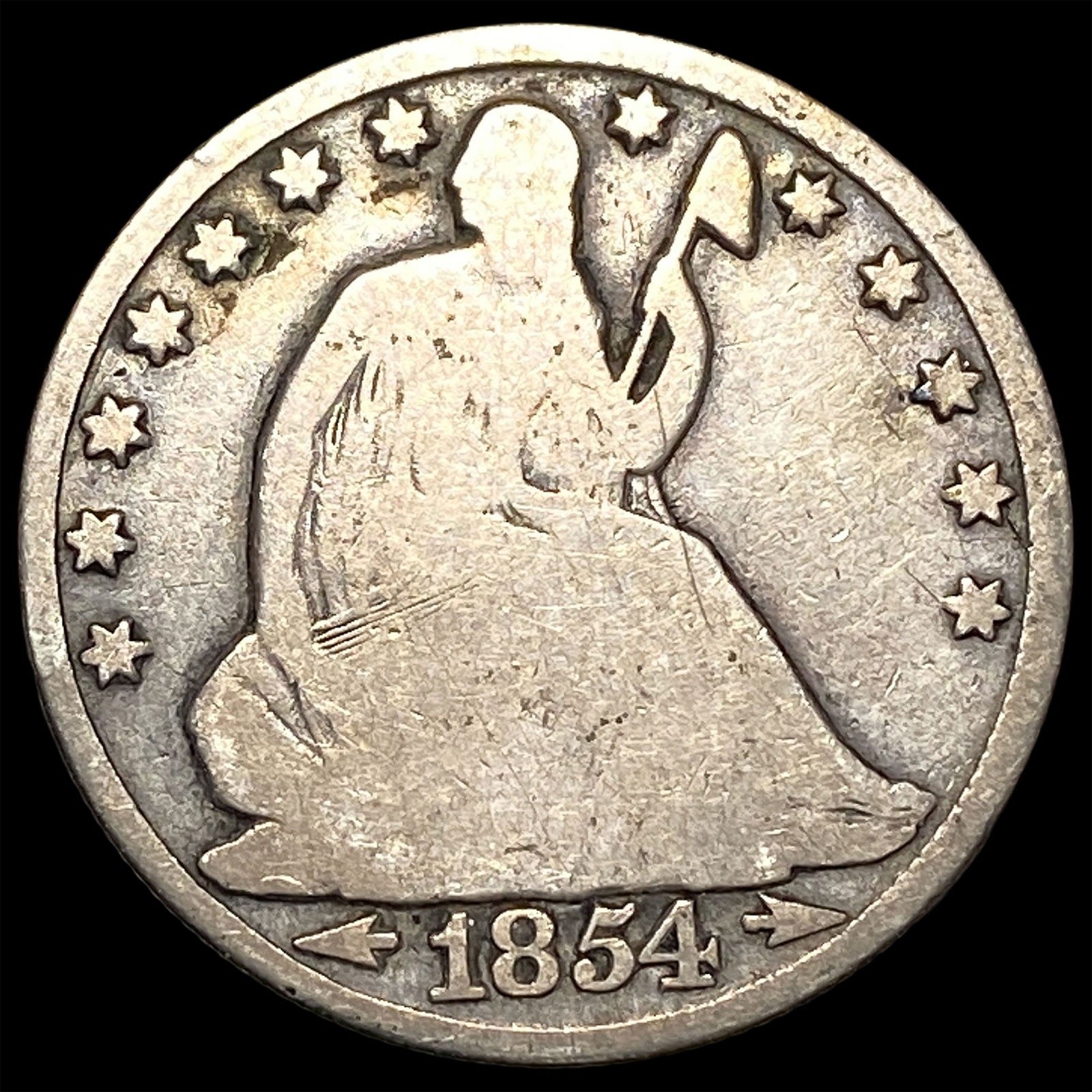 1854-O Silver Half Dollar HIGH GRADE (1 of 2)