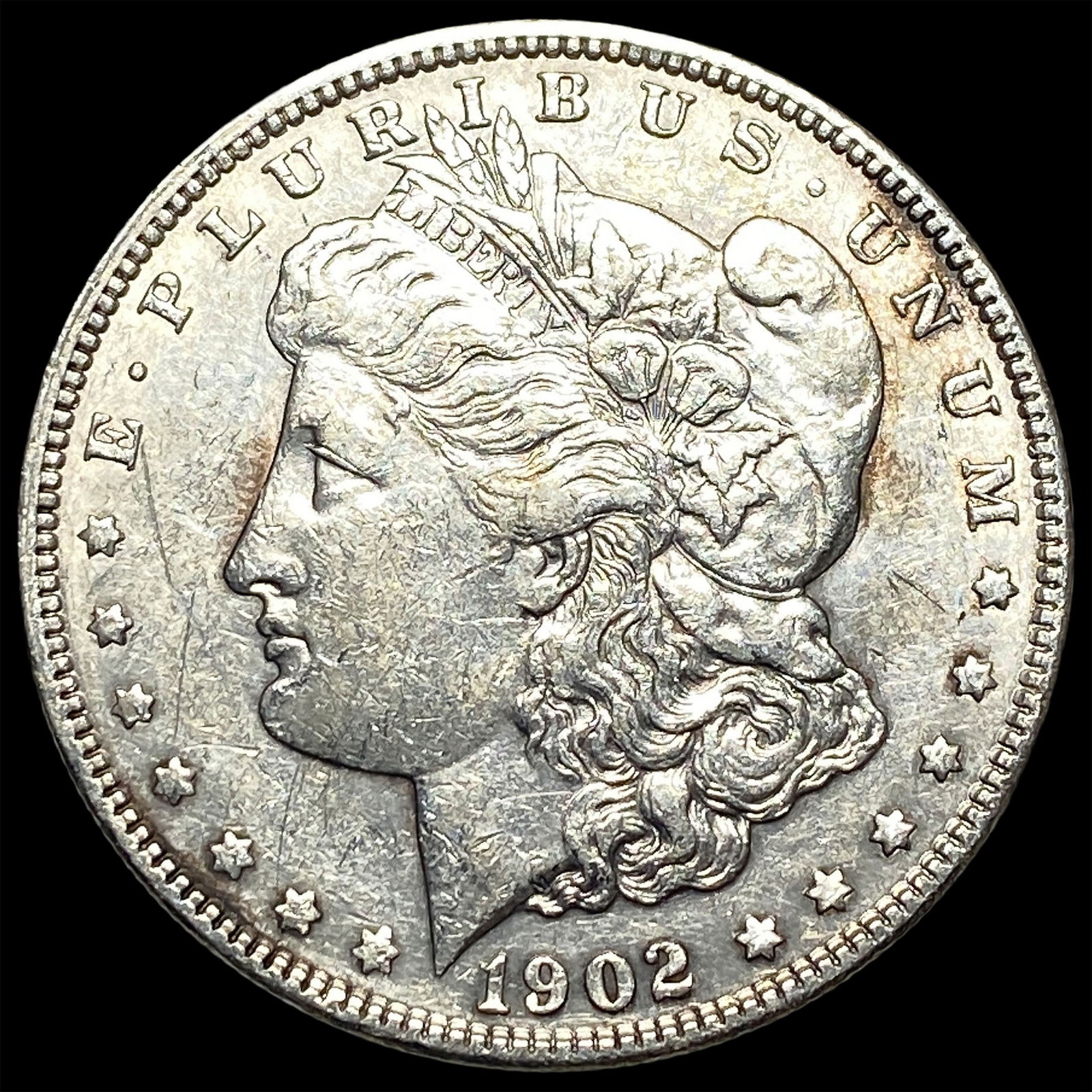 1902-S Silver Morgan Dollar NEARLY UNCIRCULATED: 1902-S Silver Morgan Dollar NEARLY UNCIRCULATED