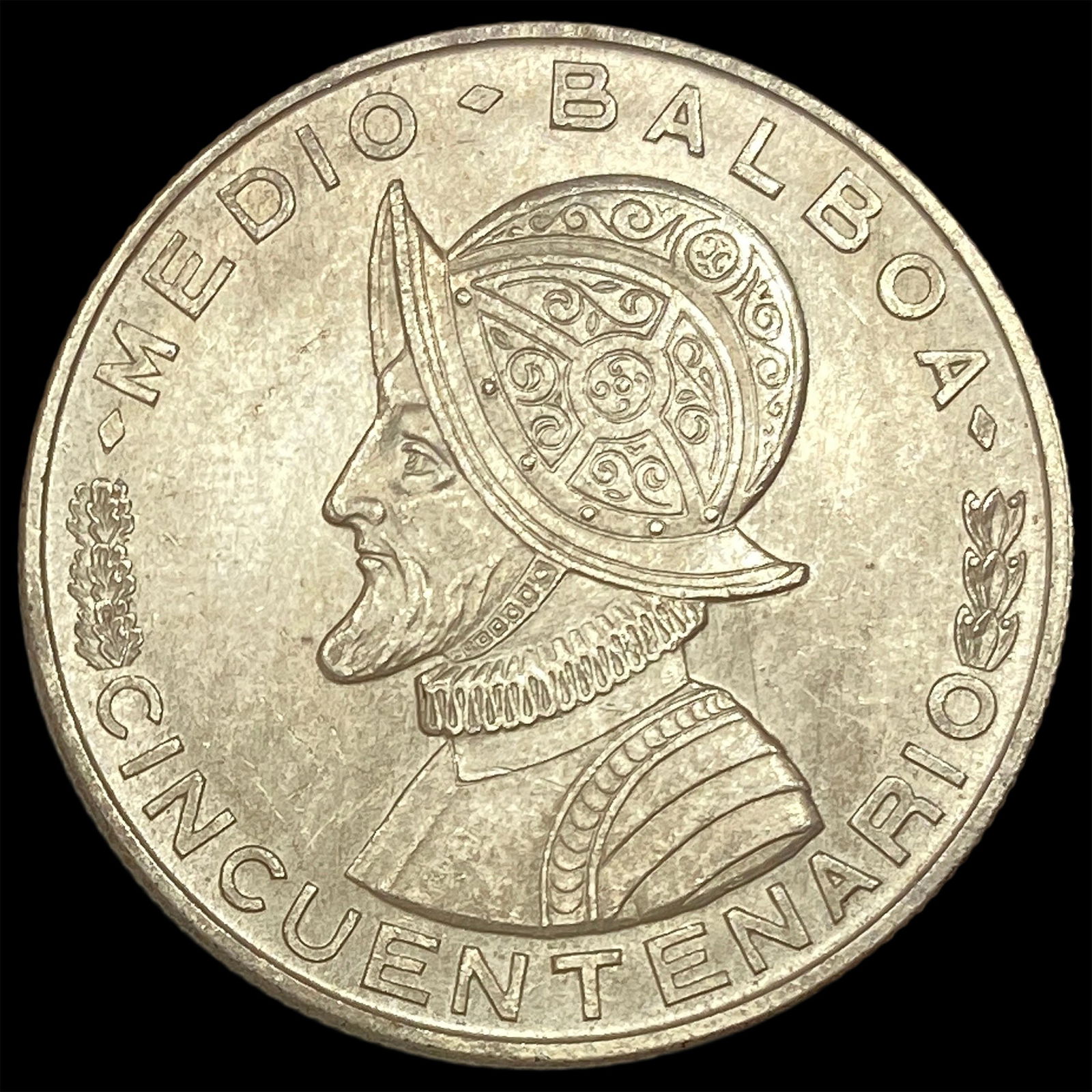 1953 Panama Silver Half Balboa UNCIRCULATED: 1953 Panama Silver Half Balboa UNCIRCULATED