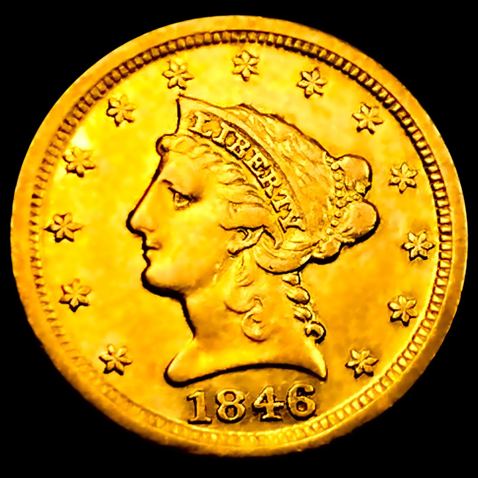 1846-D $2.50 Gold Quarter Eagle (1 of 2)