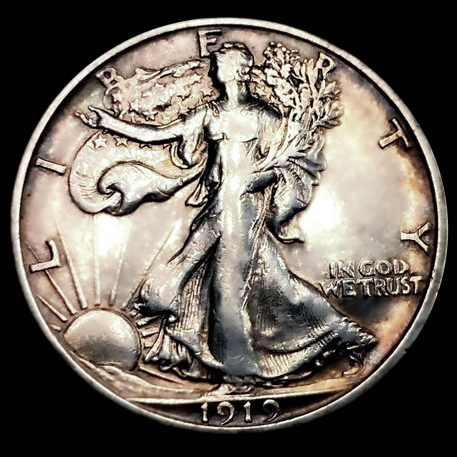 1919-S Walking Liberty Half Dollar (1 of 2)