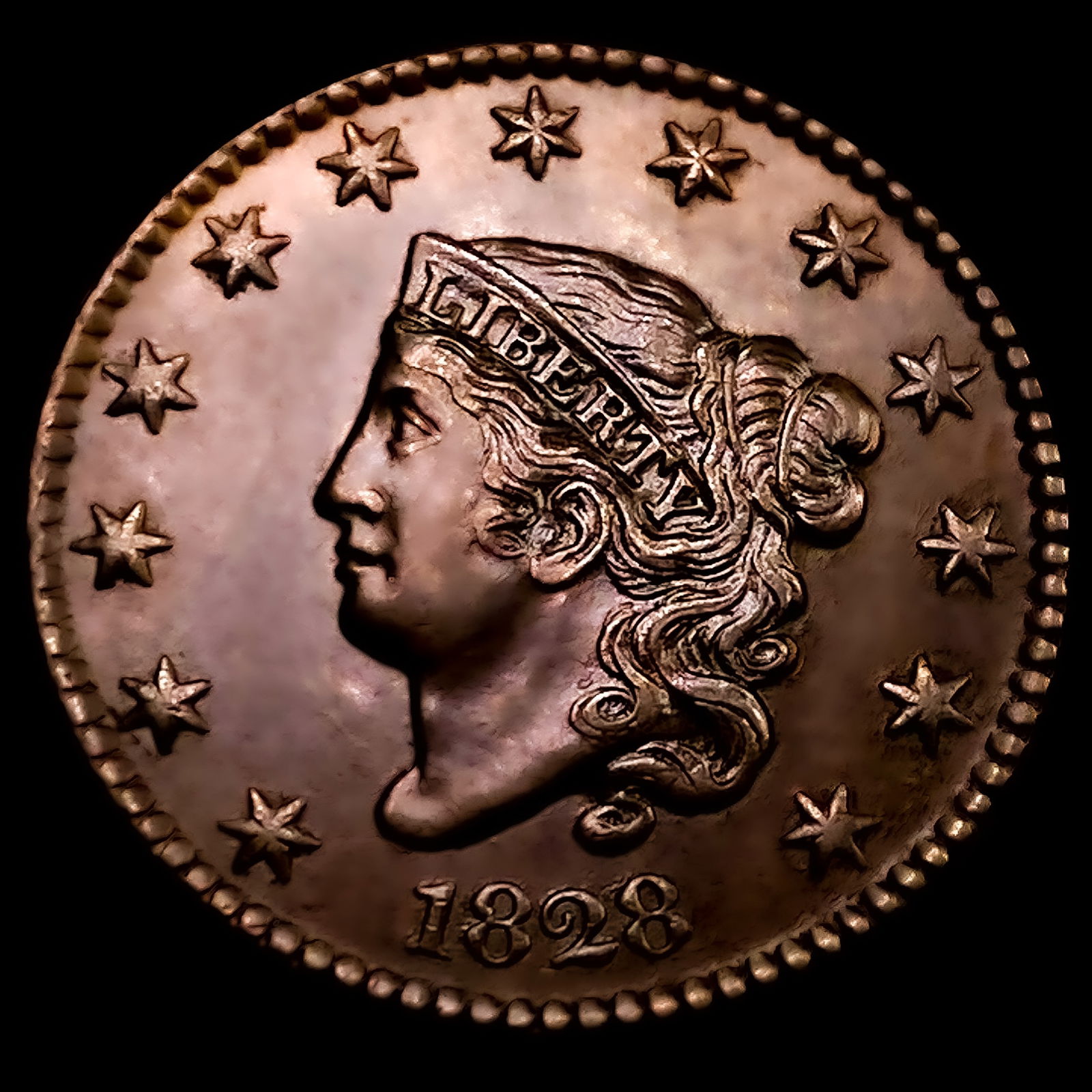 1828 Coronet Head Large Cent (1 of 2)