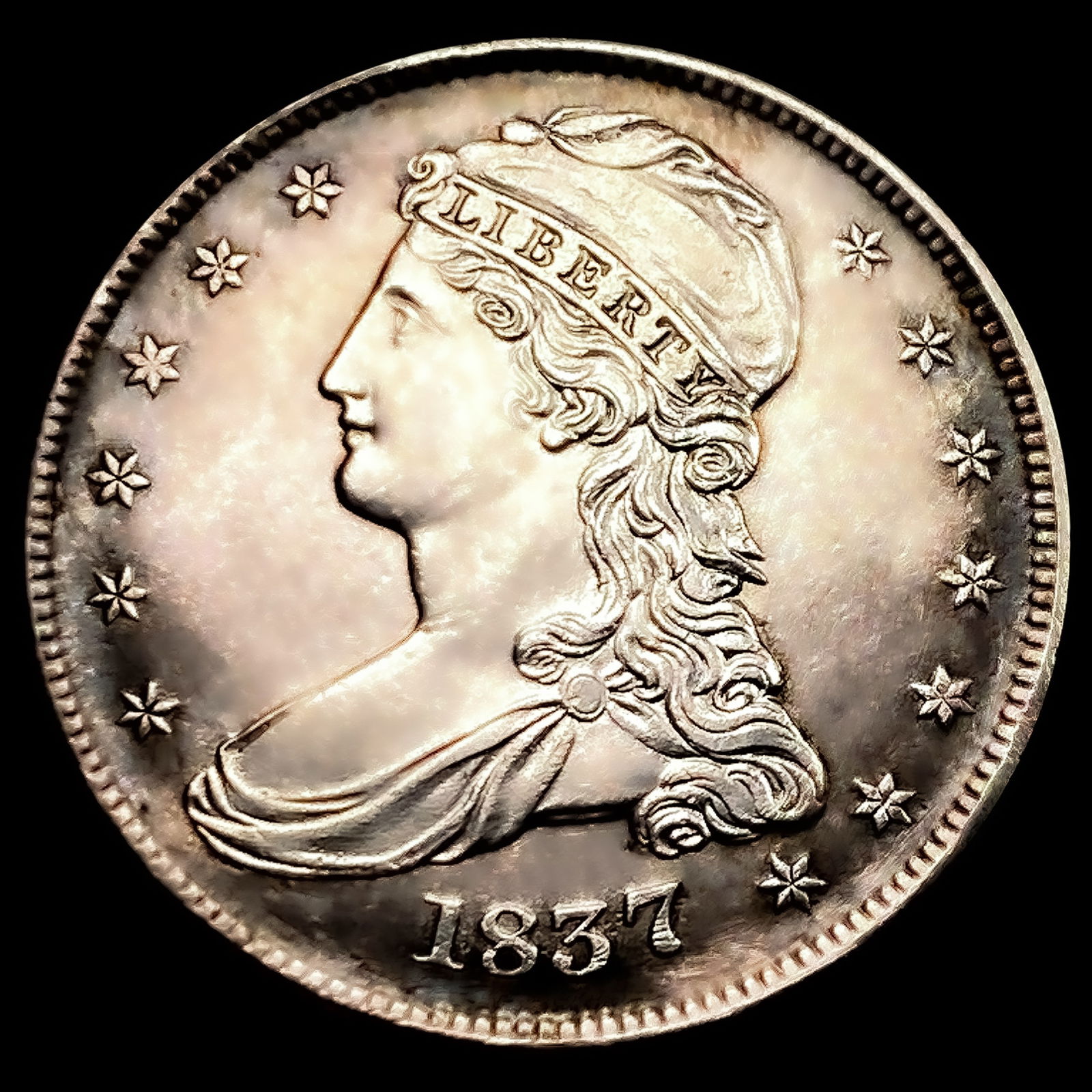 1837 Capped Bust Half Dollar (1 of 2)