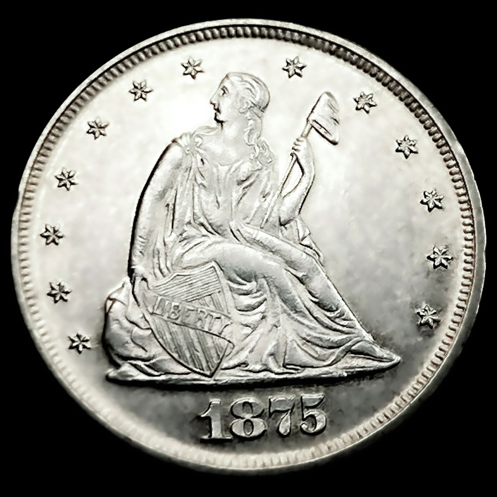 1875 Twenty Cent Piece (1 of 2)