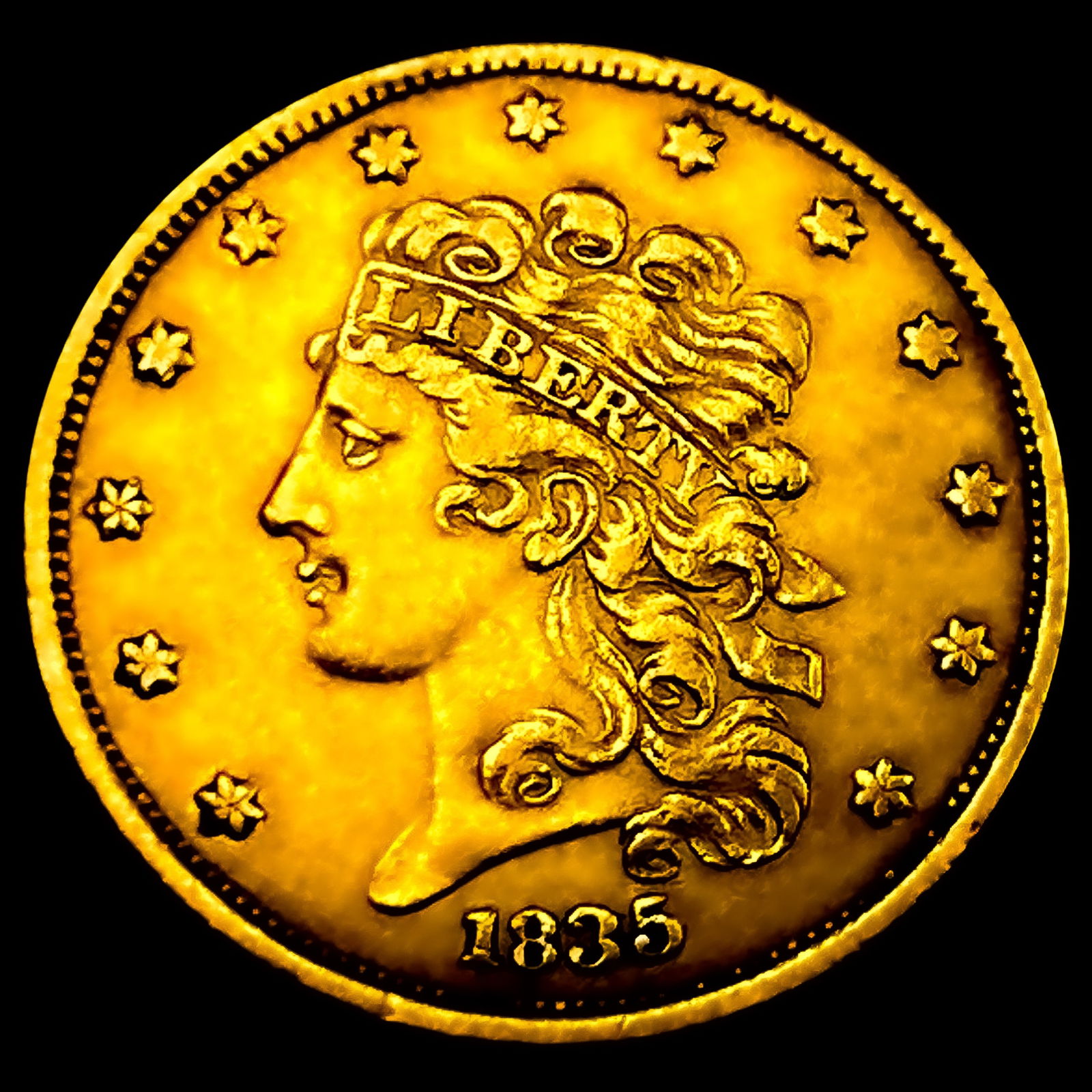 1835 $5 Gold Half Eagle (1 of 2)