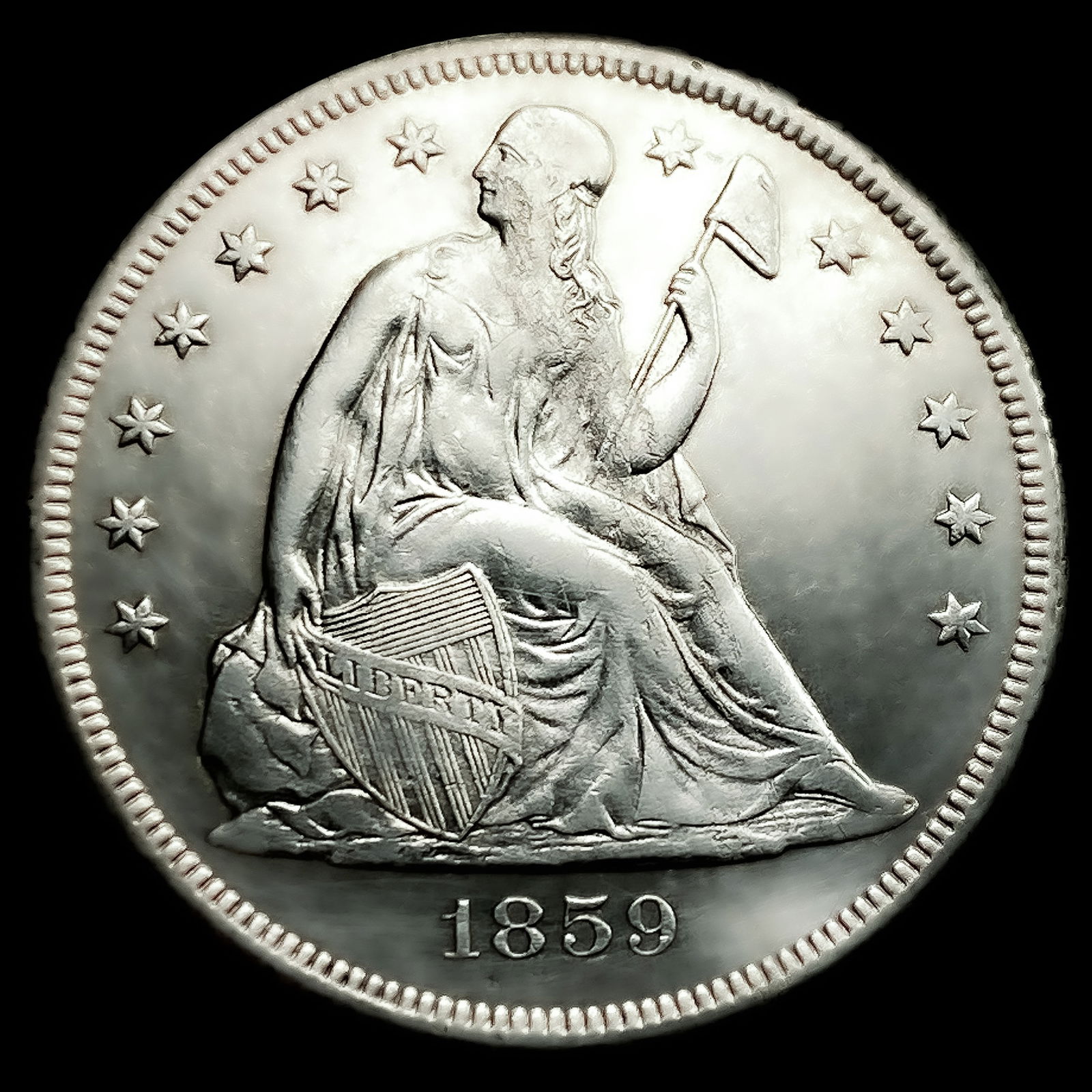 1859-O Seated Liberty Dollar: 1859-O Seated Liberty Dollar