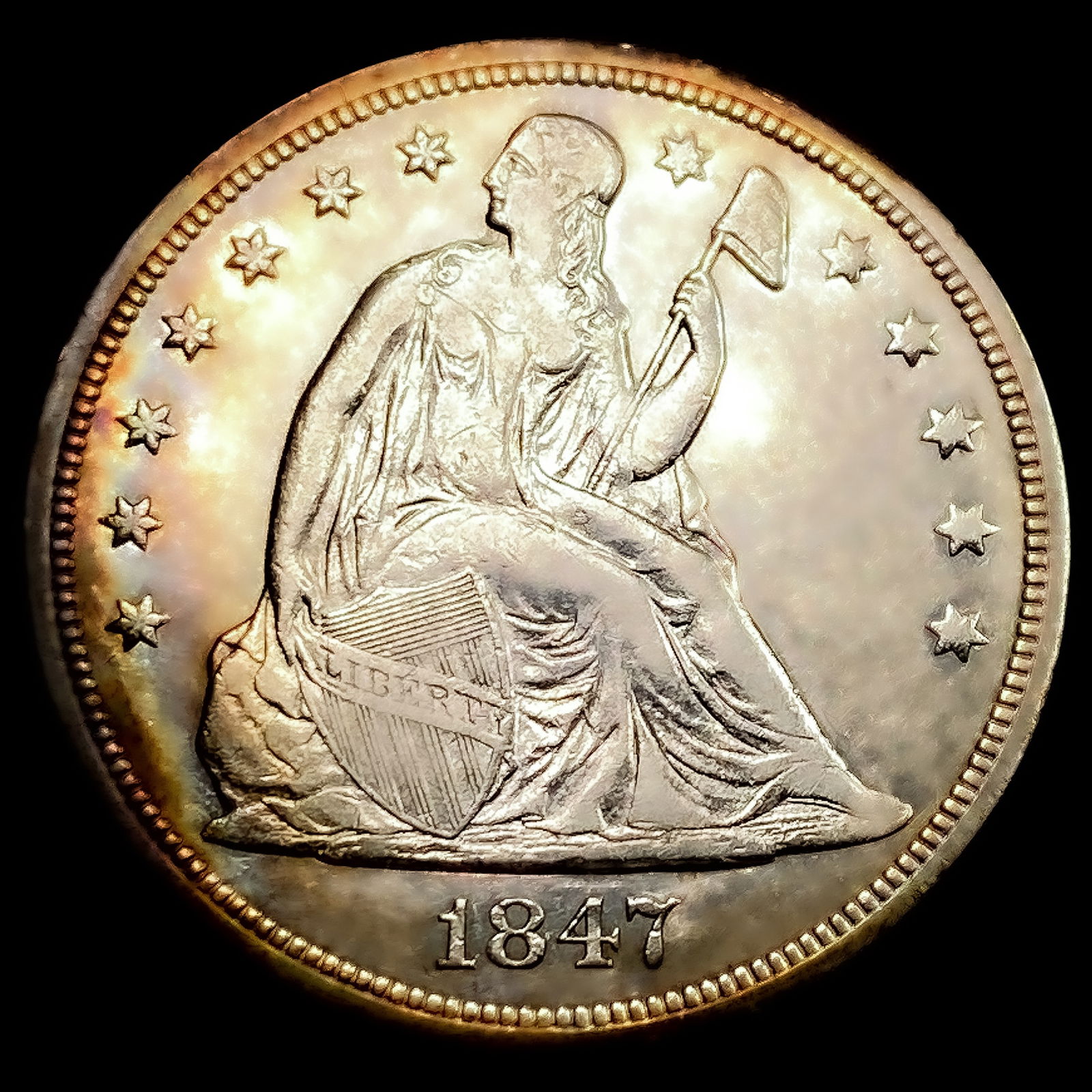 1847 Seated Liberty Dollar (1 of 2)