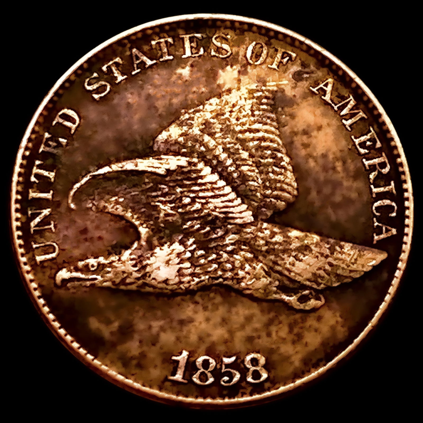 1858/7 Flying Eagle Cent (1 of 2)