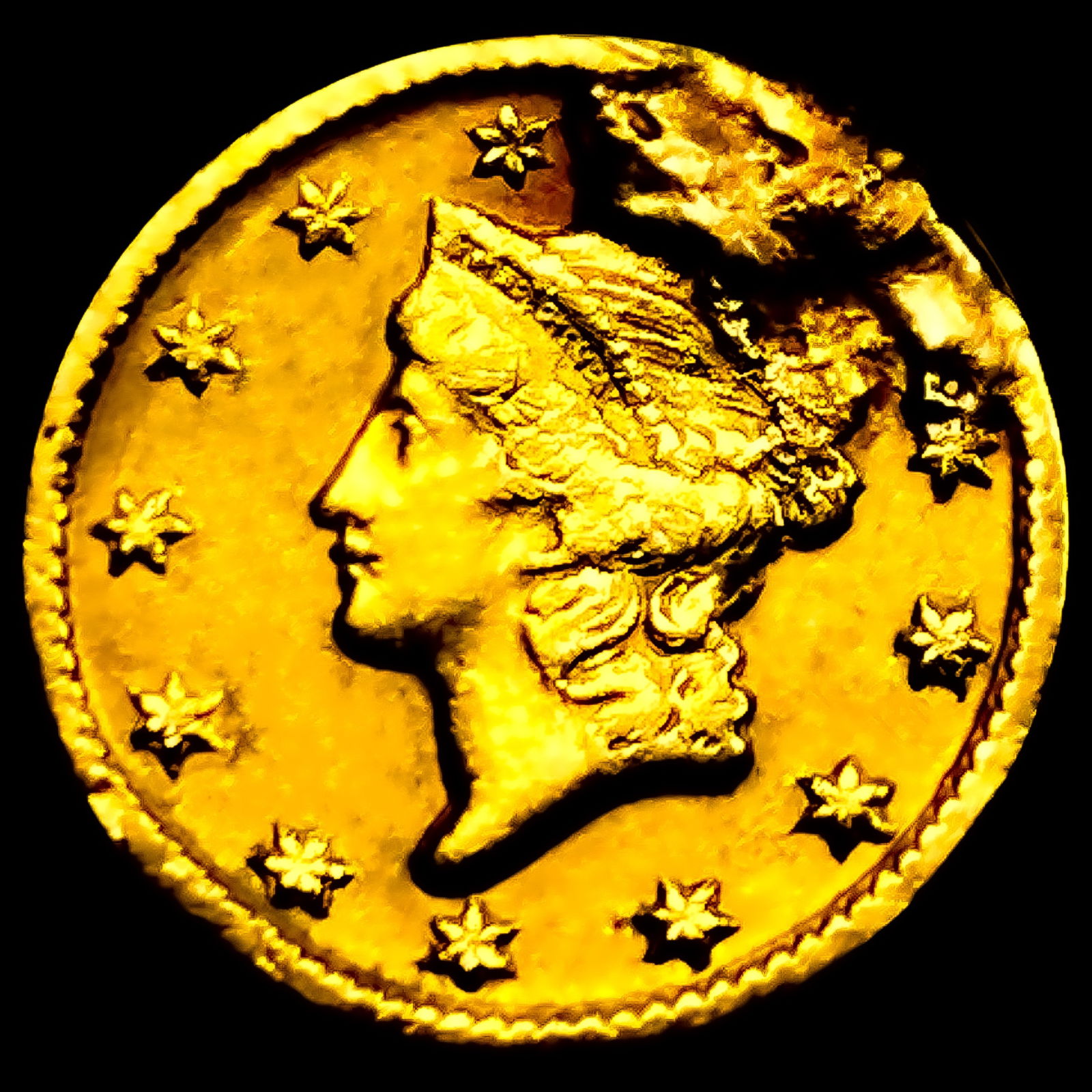 1849-D Rare Gold Dollar: 1849-D Rare Gold Dollar