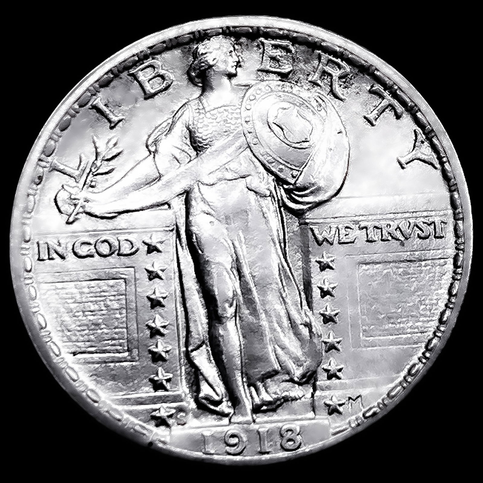 1918-S Standing Liberty Quarter: 1918-S Standing Liberty Quarter