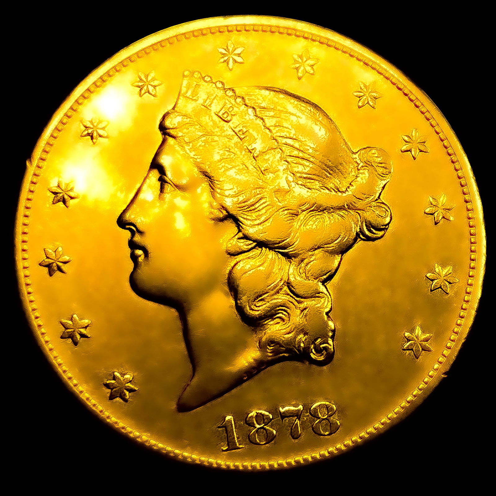 1878-CC $20 Gold Double Eagle: 1878-CC $20 Gold Double Eagle