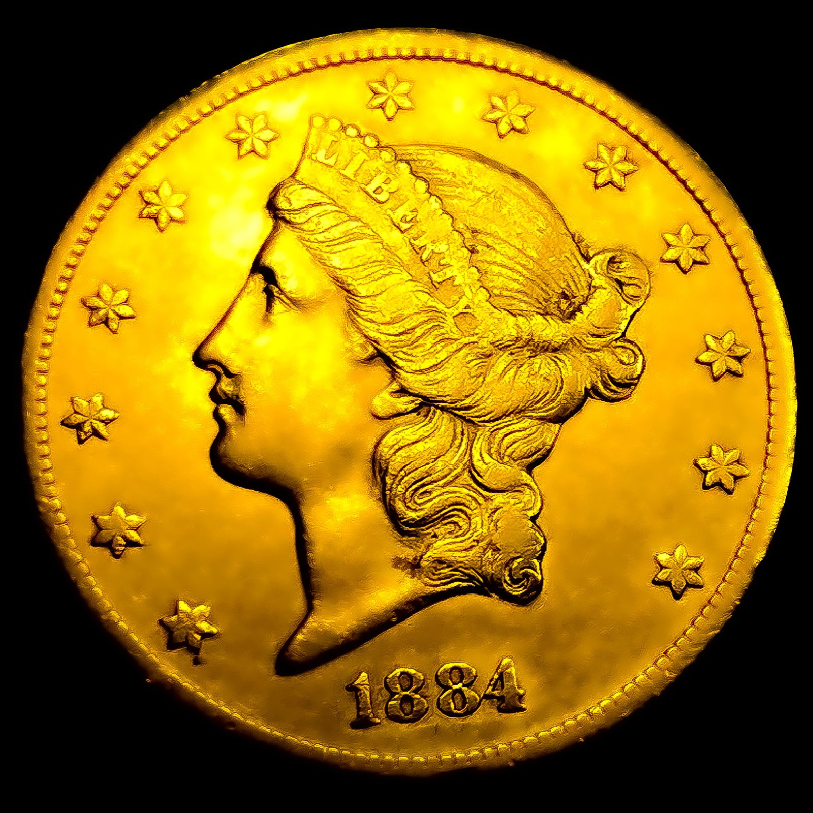 1884-CC $20 Gold Double Eagle: 1884-CC $20 Gold Double Eagle
