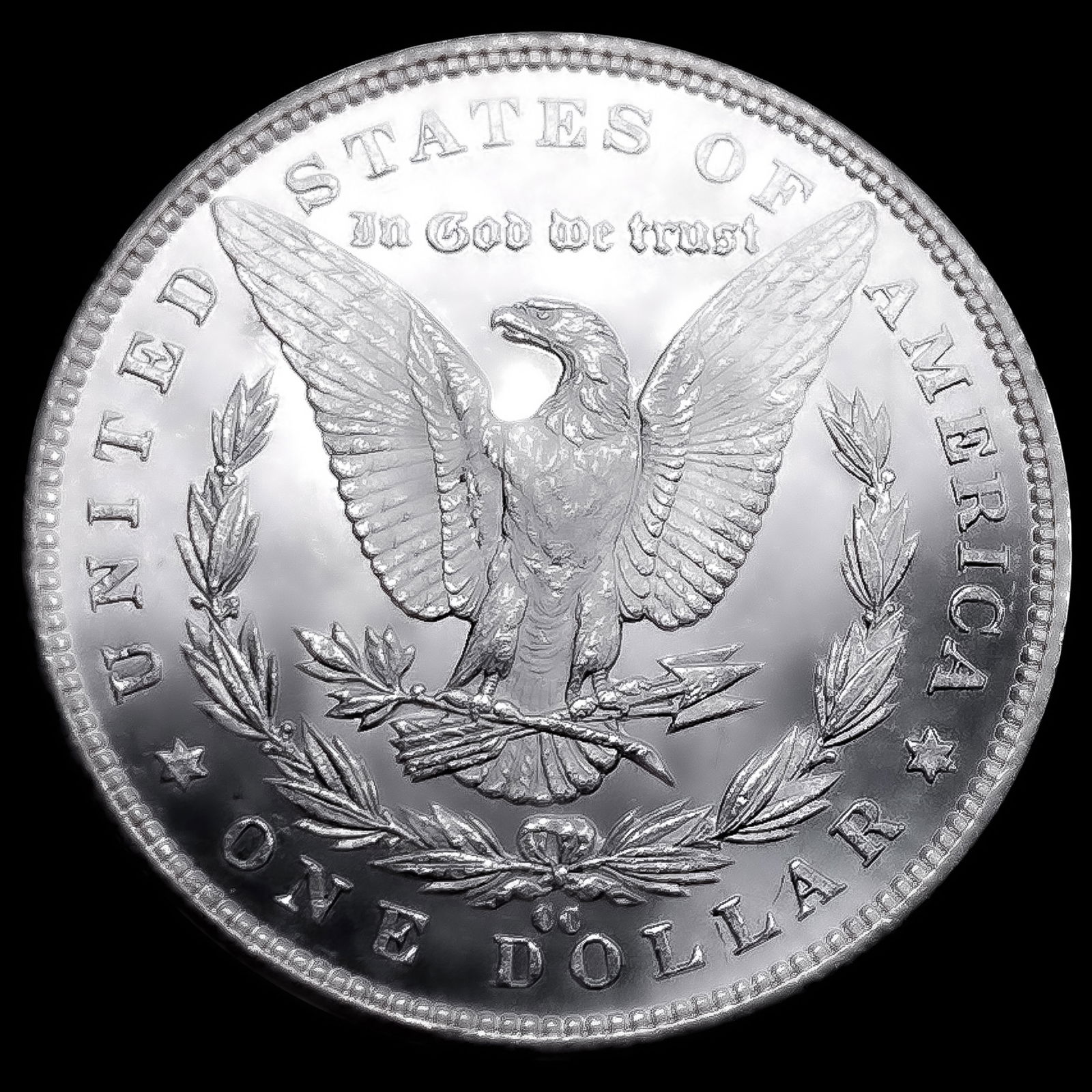 1890-CC Morgan Silver Dollar CHOICE BU - 2