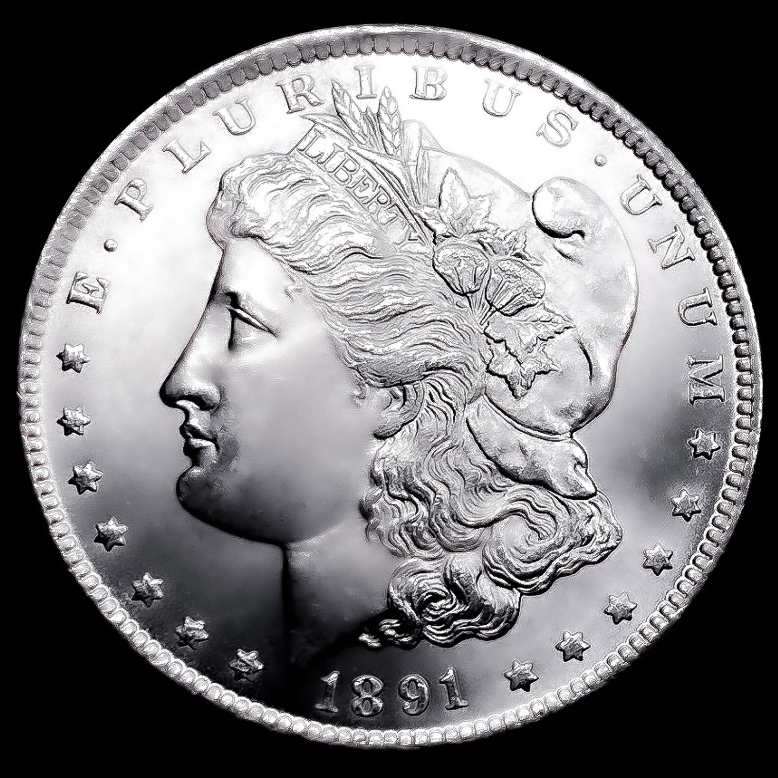 1891-CC Morgan Silver Dollar CHOICE BU (1 of 2)