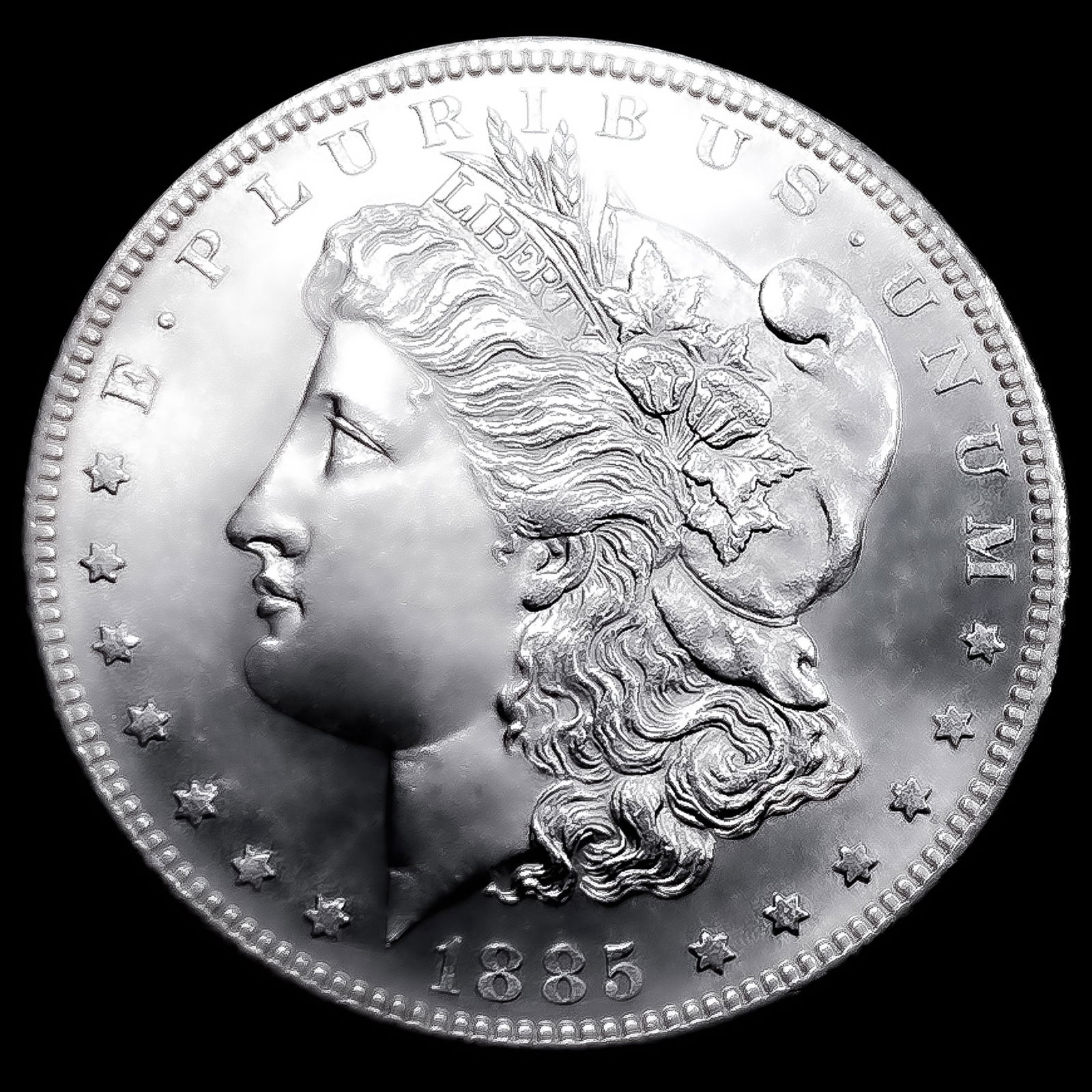 1885-S Morgan Silver Dollar GEM BU (1 of 2)