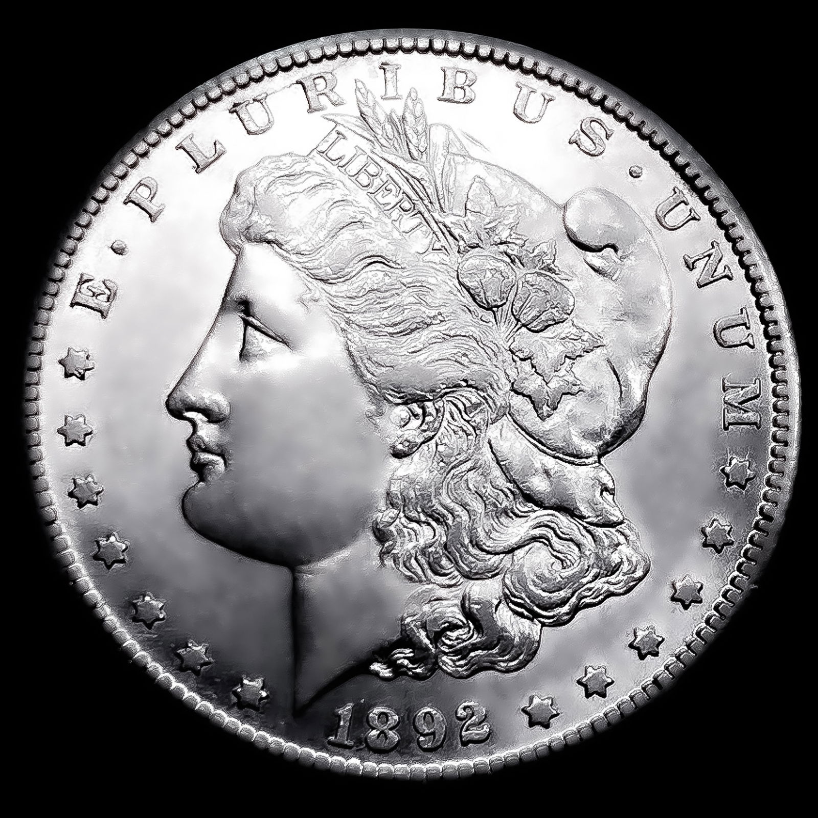 1892-CC Morgan Silver Dollar: 1892-CC Morgan Silver Dollar