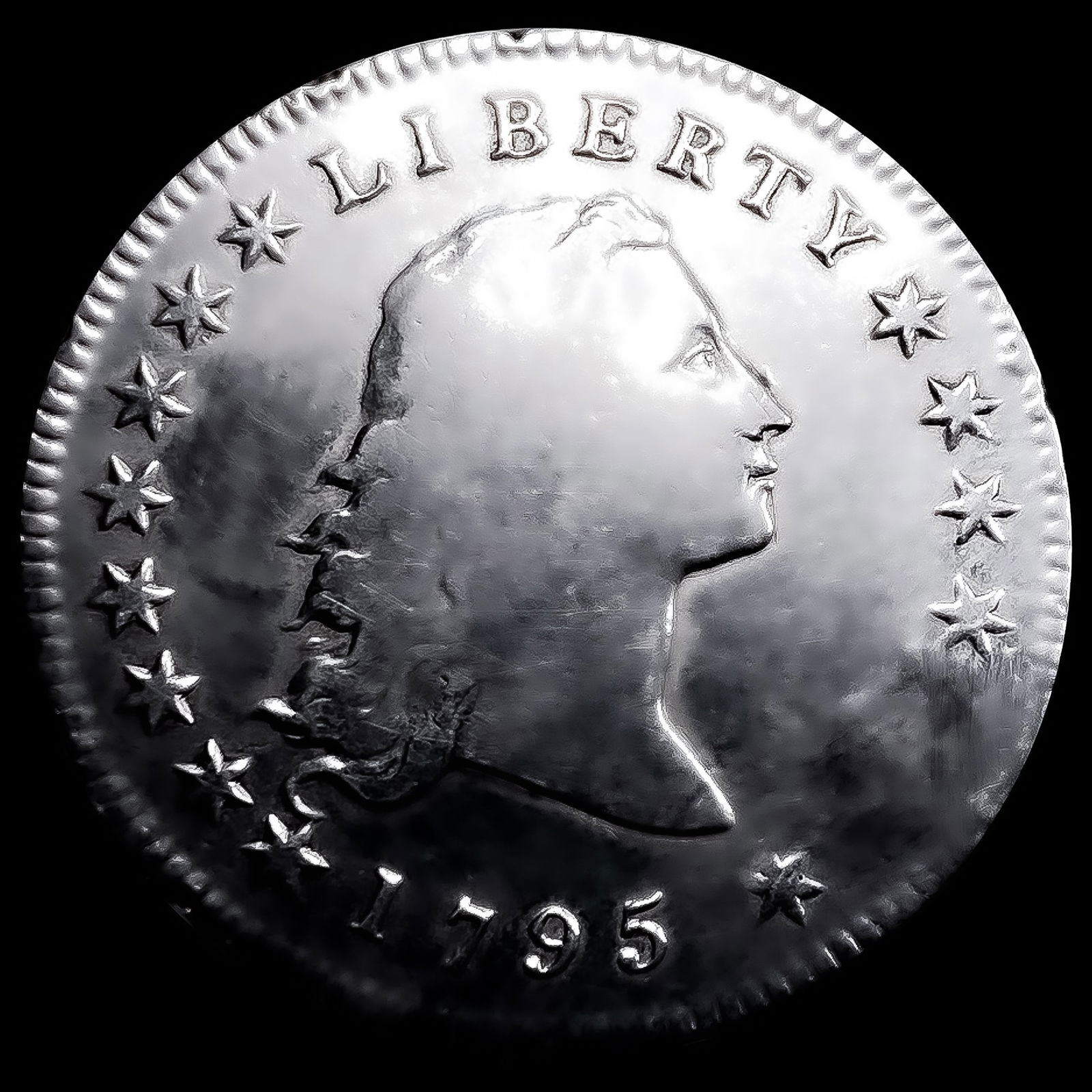 1795 Flowing Hair Dollar LIGHTLY CIRCULATED: 1795 Flowing Hair Dollar LIGHTLY CIRCULATED