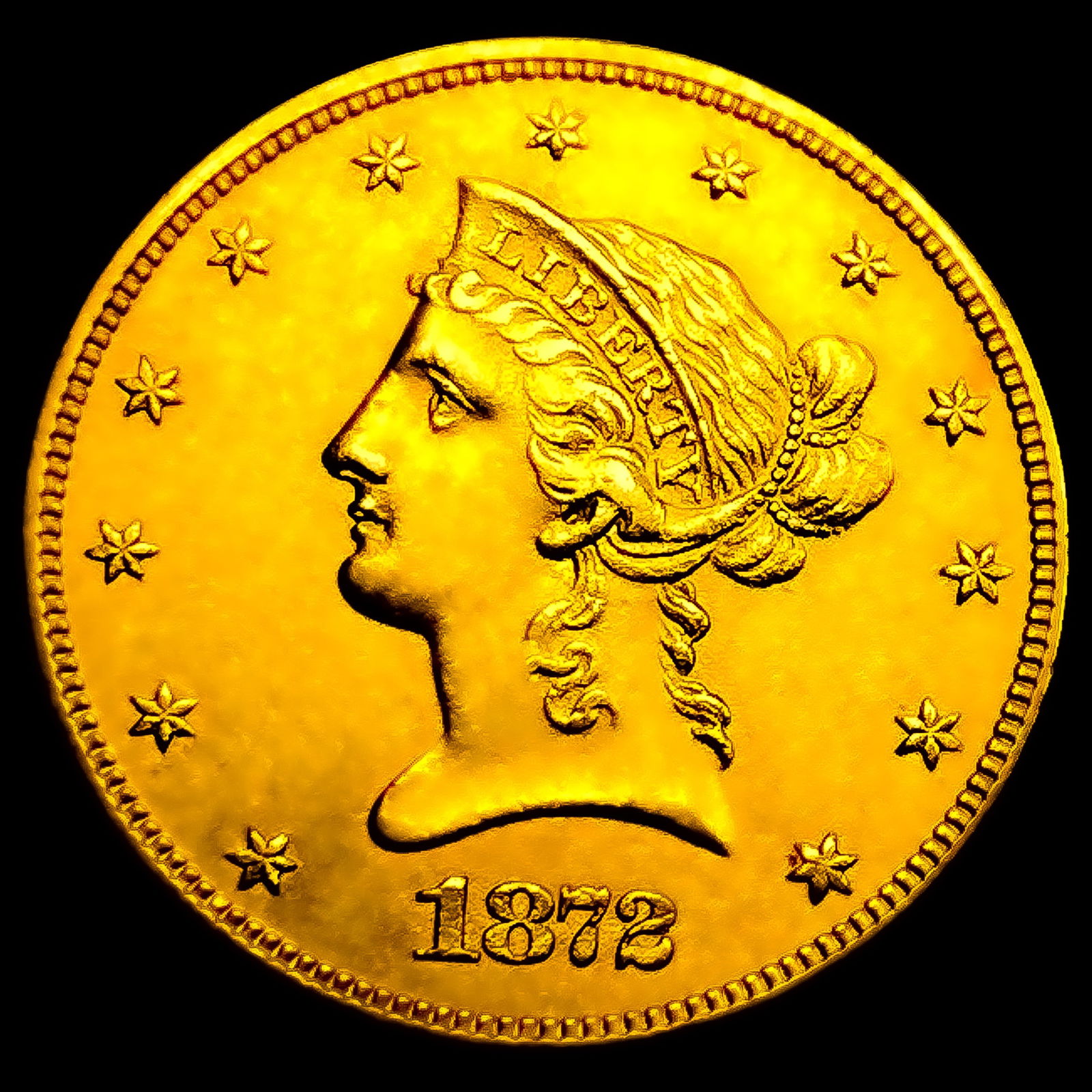 1872 $10 Gold Eagle UNCIRCULATED (1 of 2)