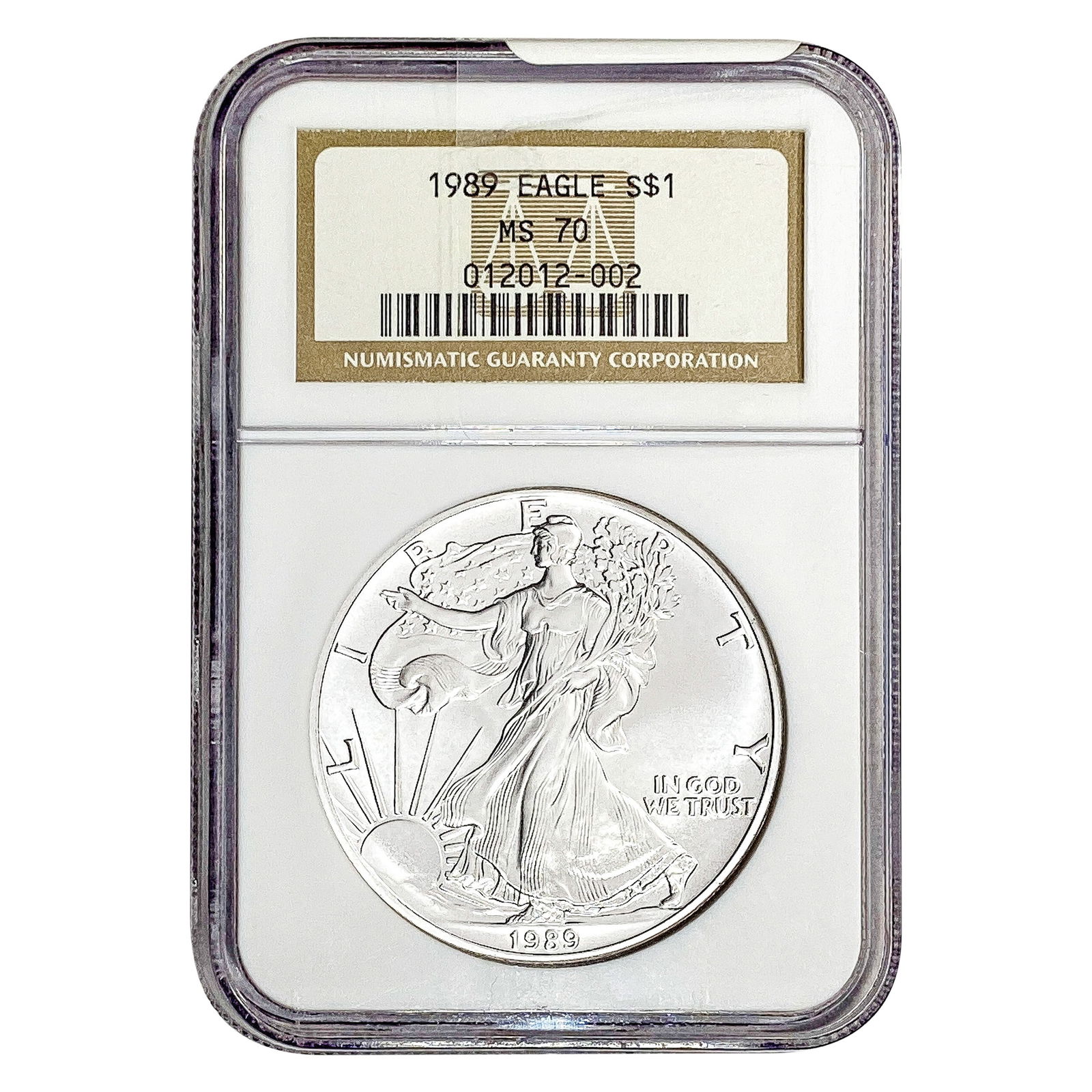1989 Silver Eagle NGC MS70 (1 of 2)