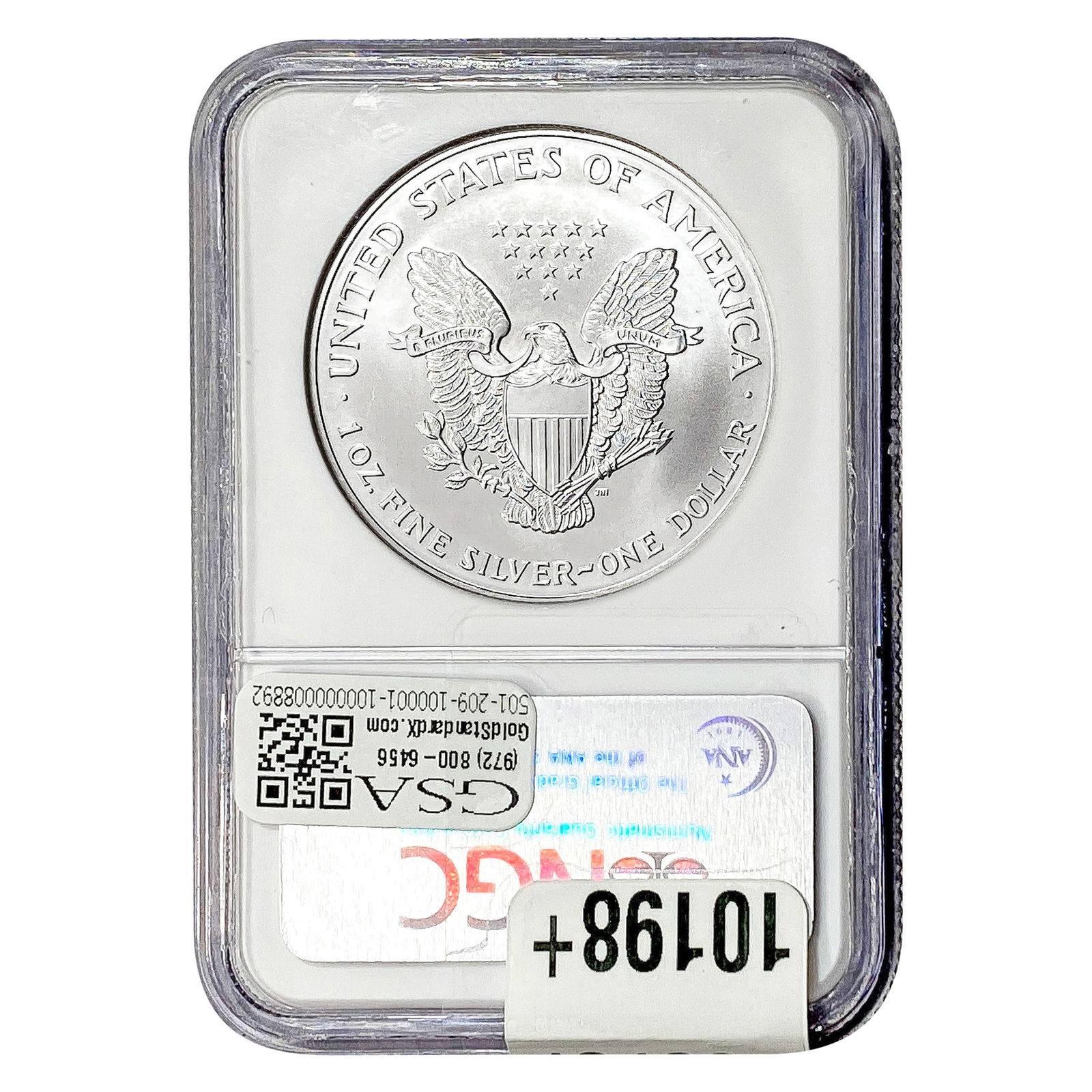 2001 Silver Eagle NGC MS70 - 2