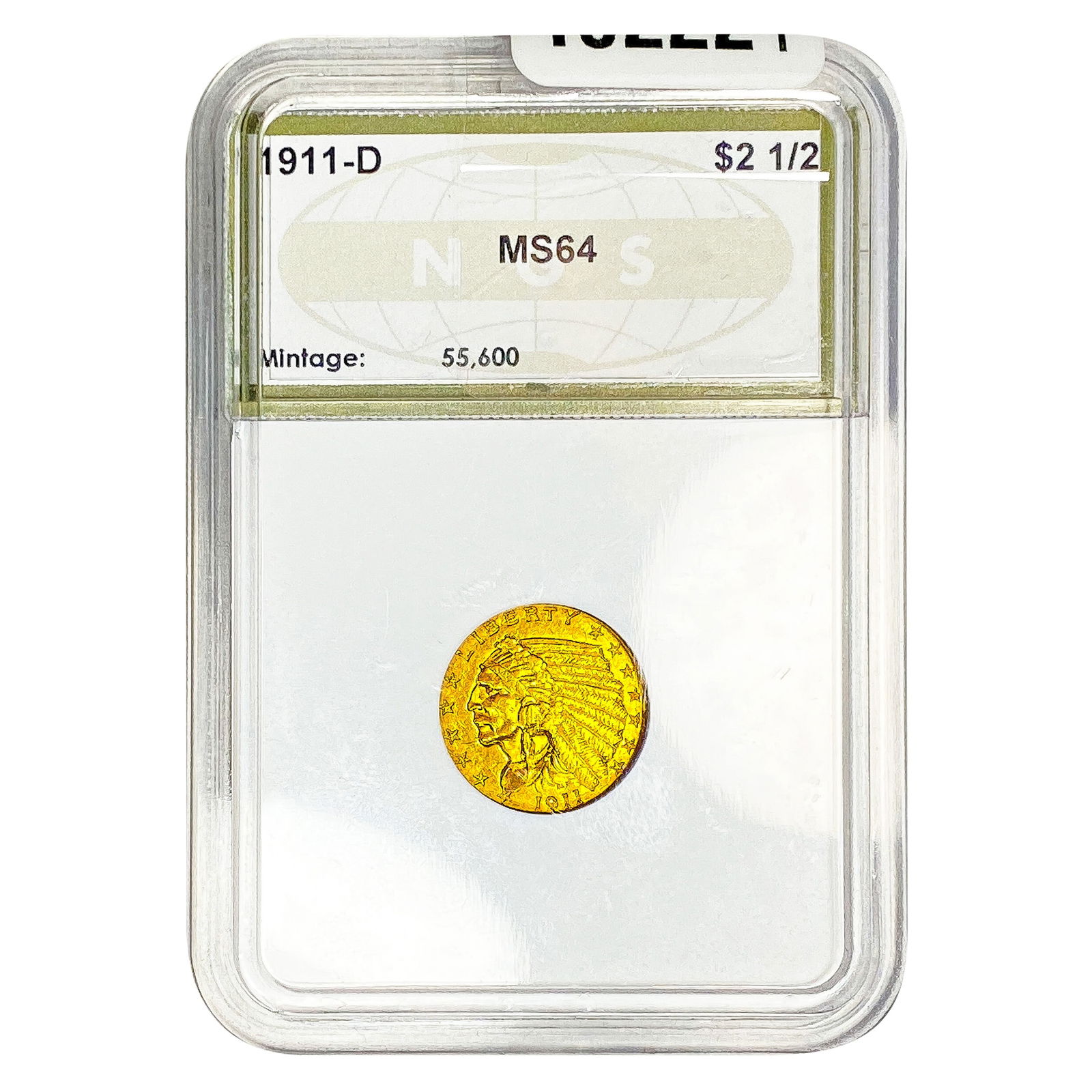 1911-D $2.50 Gold Quarter Eagle NGS MS64 (1 of 2)