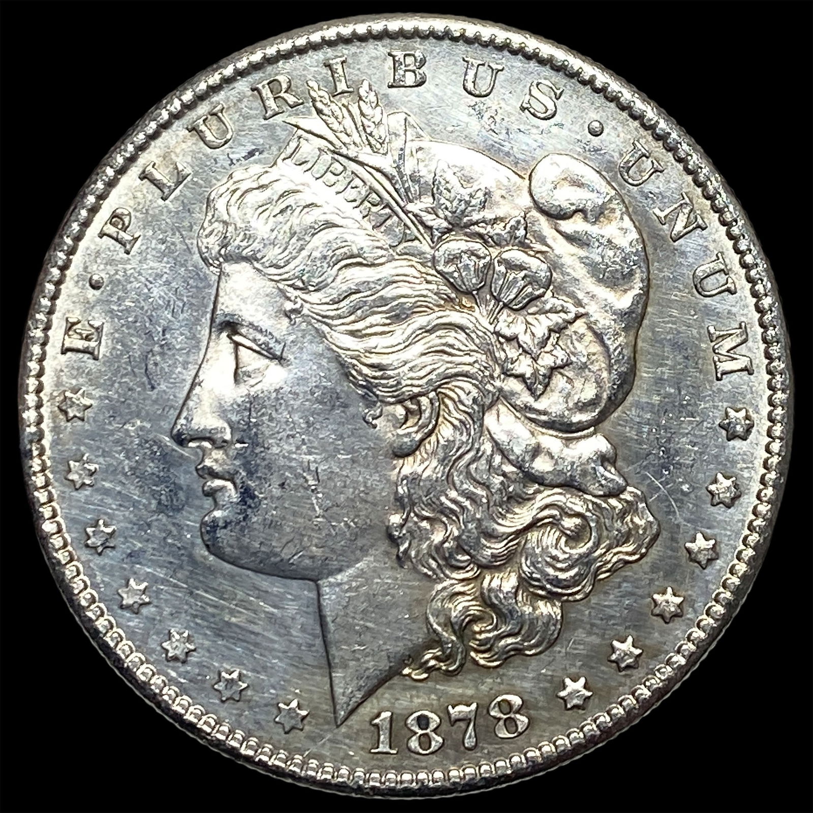 1878 Silver Morgan Dollar UNCIRCULATED: 1878 Silver Morgan Dollar UNCIRCULATED