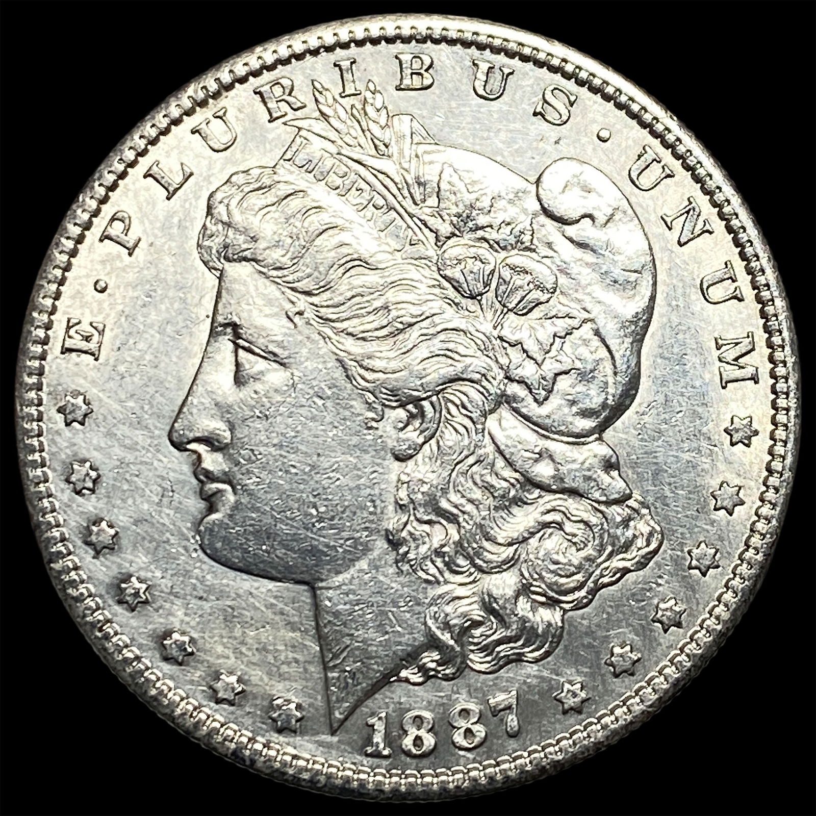 1887-S Silver Morgan Dollar UNCIRCULATED: 1887-S Silver Morgan Dollar UNCIRCULATED