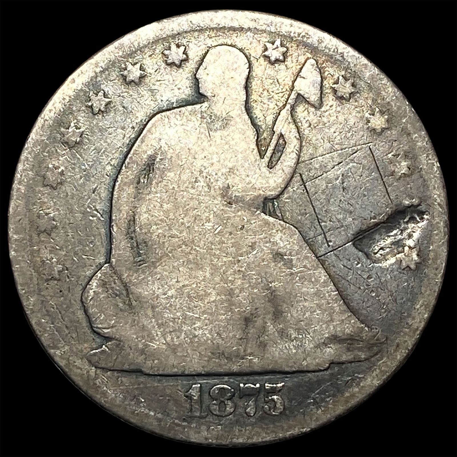 1875 Seated Liberty Half Dollar HIGH GRADE (1 of 2)